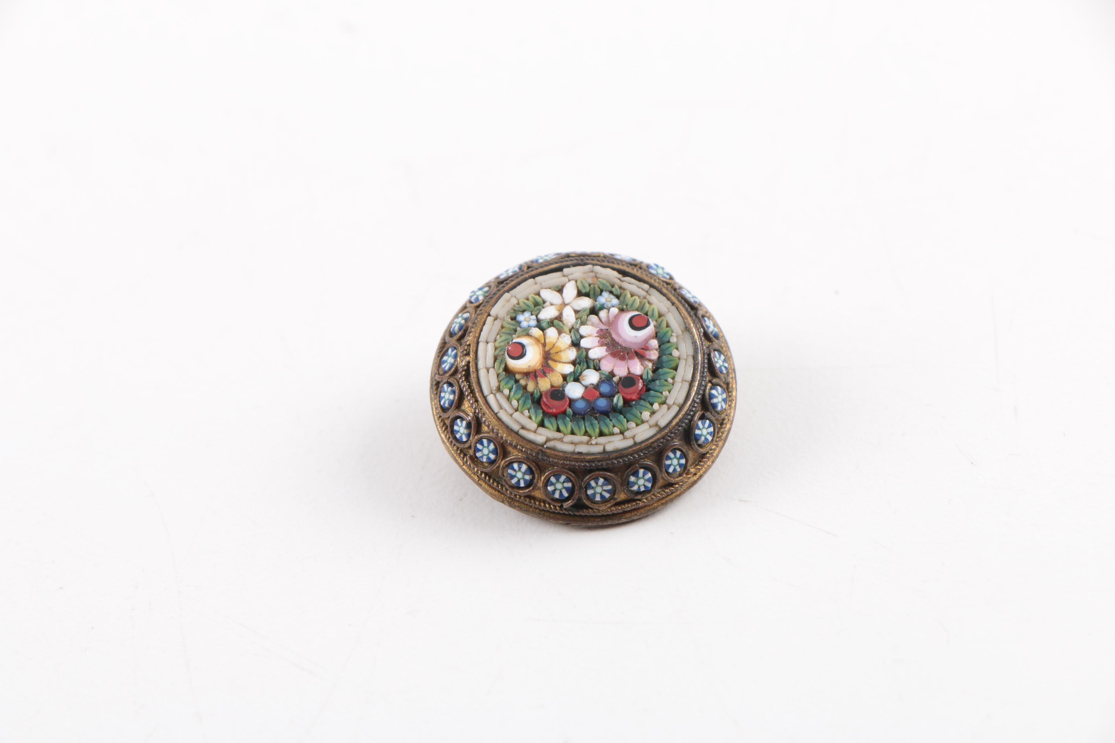Collection of Asian Inspired Decor & Jewelry Including Micro Mosaic