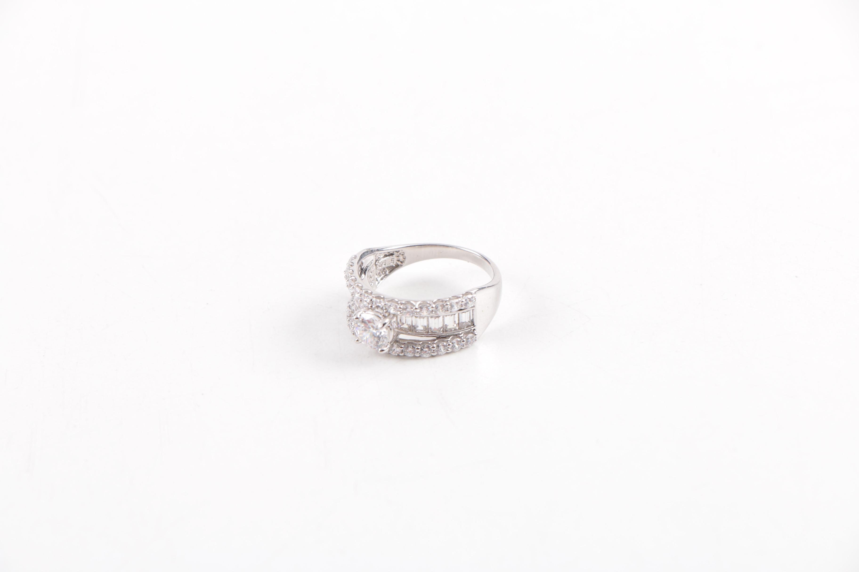 Sterling Silver and Cubic Zirconia Rings