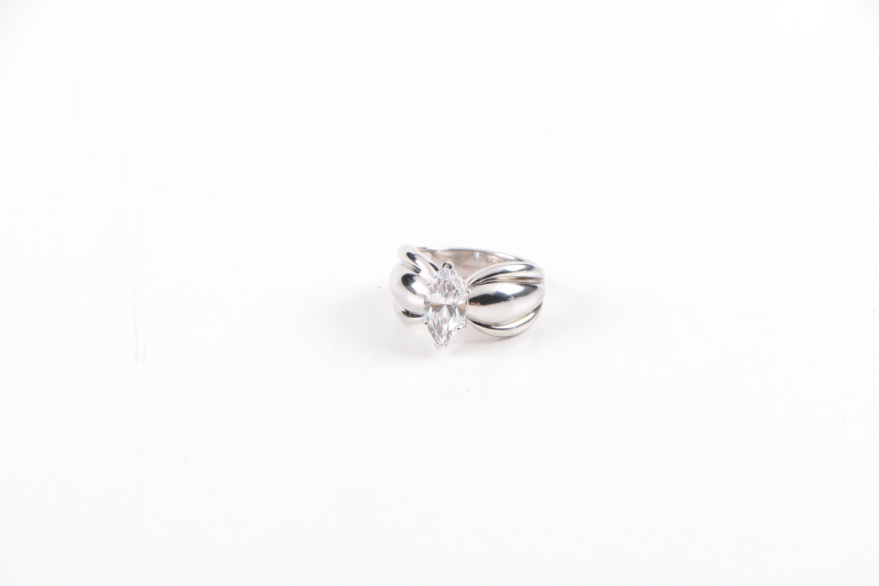 Sterling Silver and Cubic Zirconia Rings