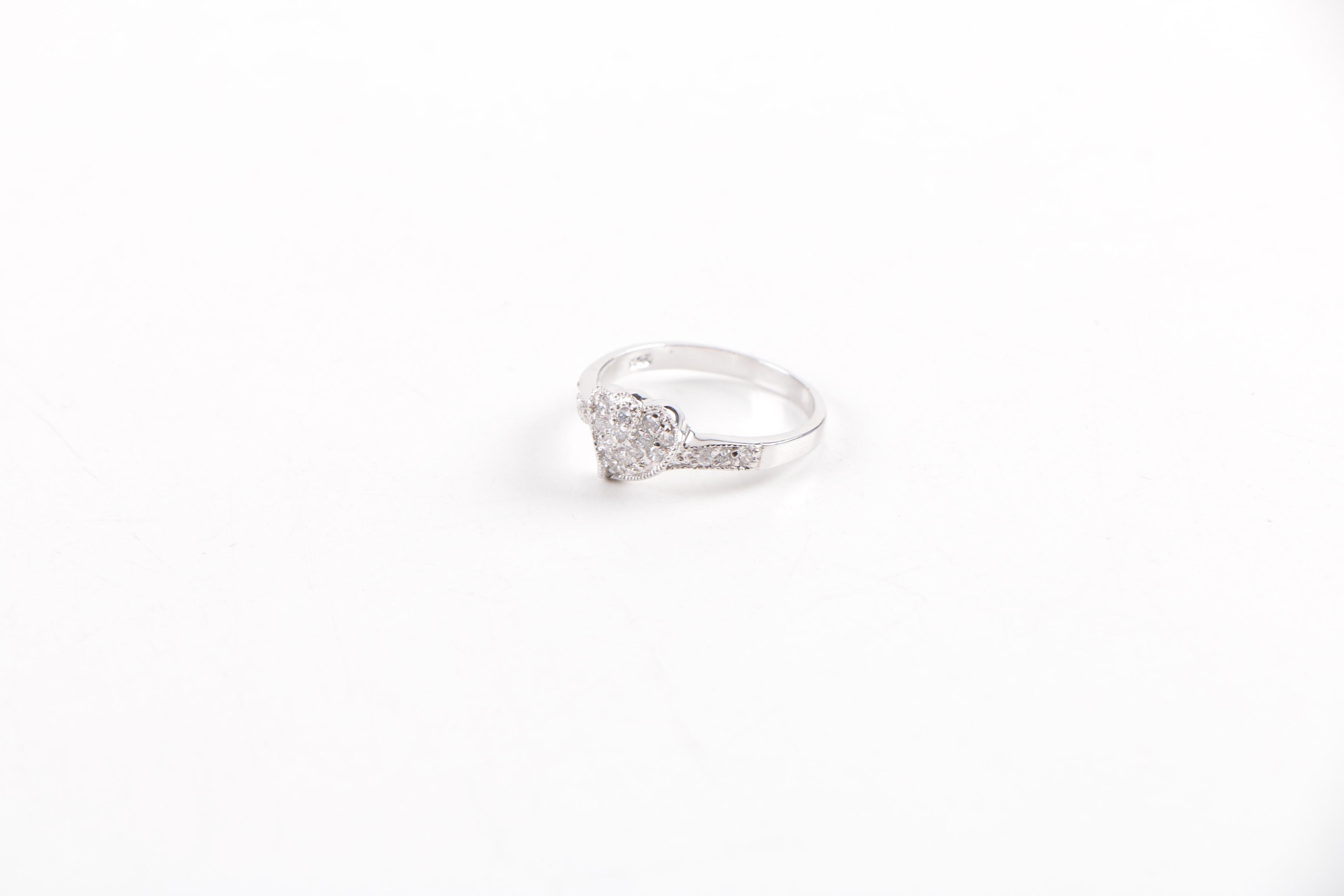 Sterling Silver and Cubic Zirconia Rings