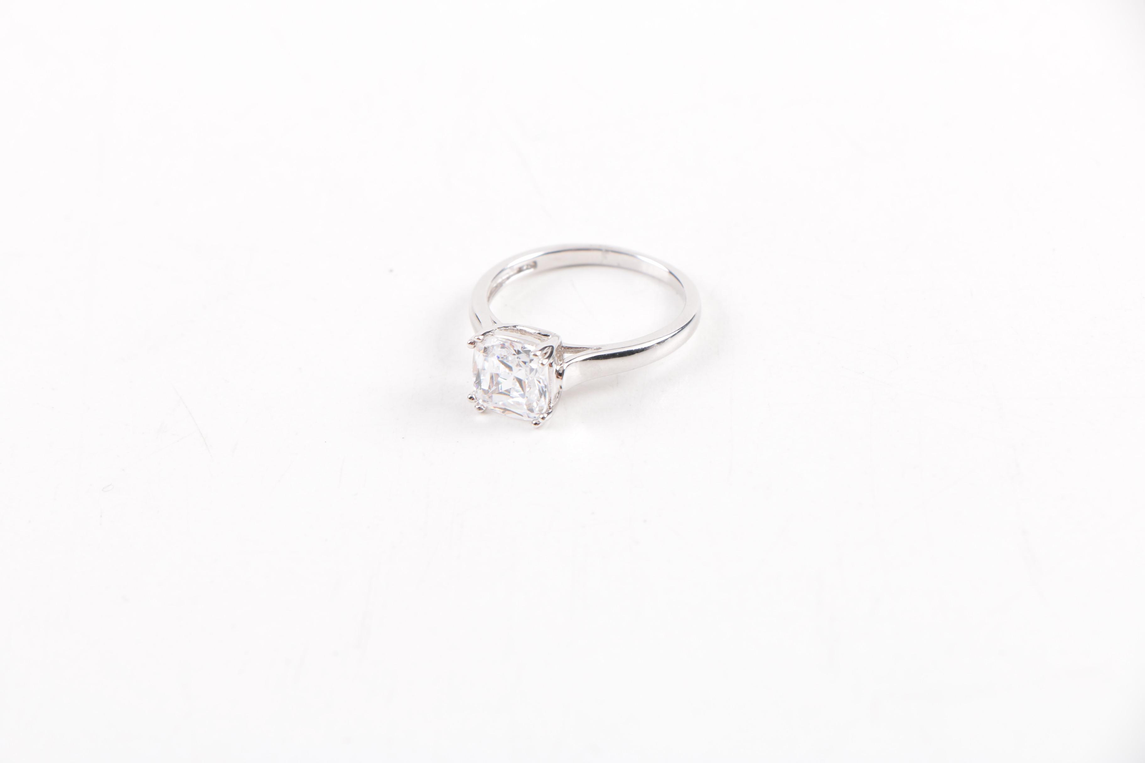 Sterling Silver and Cubic Zirconia Rings