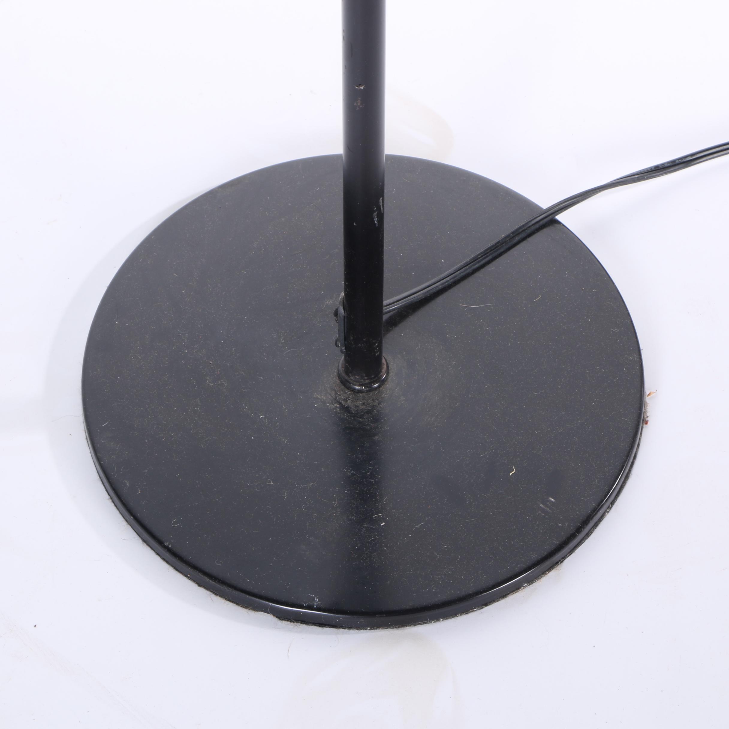 Black Dual Light Socket Floor Lamp
