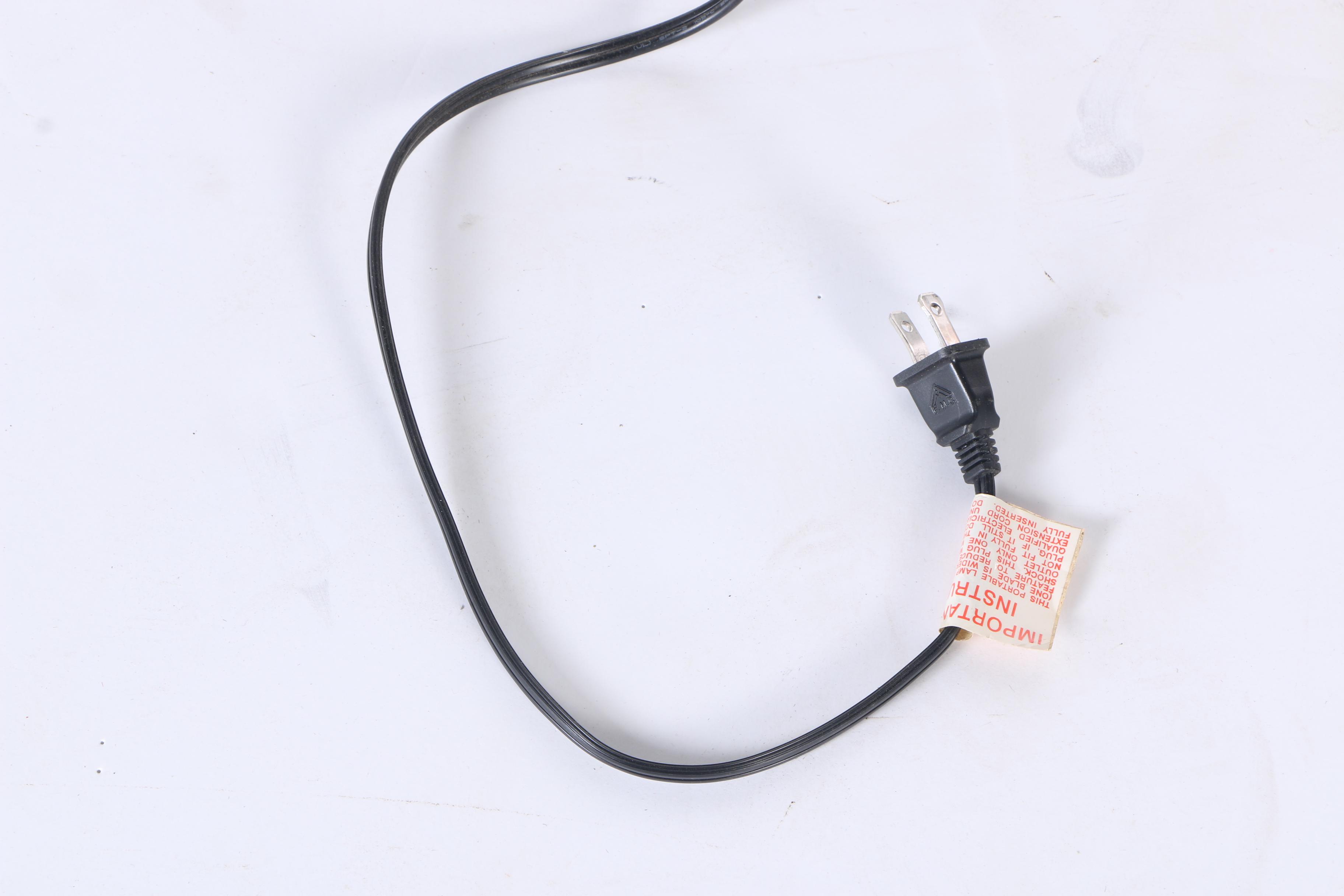 Black Dual Light Socket Floor Lamp