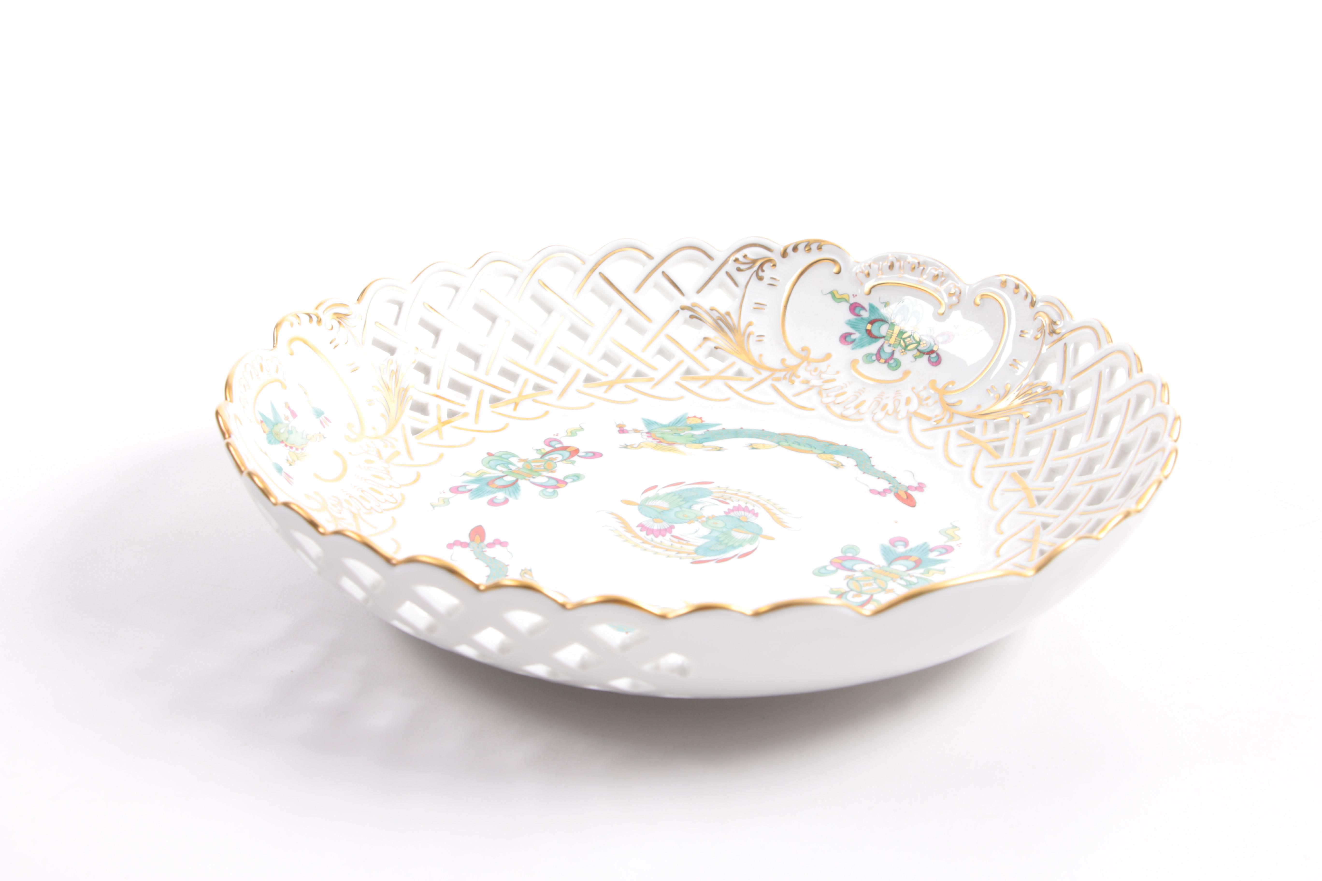 Vintage Meissen "Green Dragon" Tableware