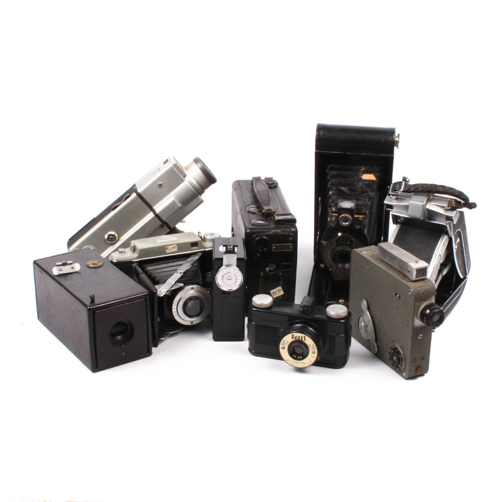 Vintage Kodak and Other Cameras