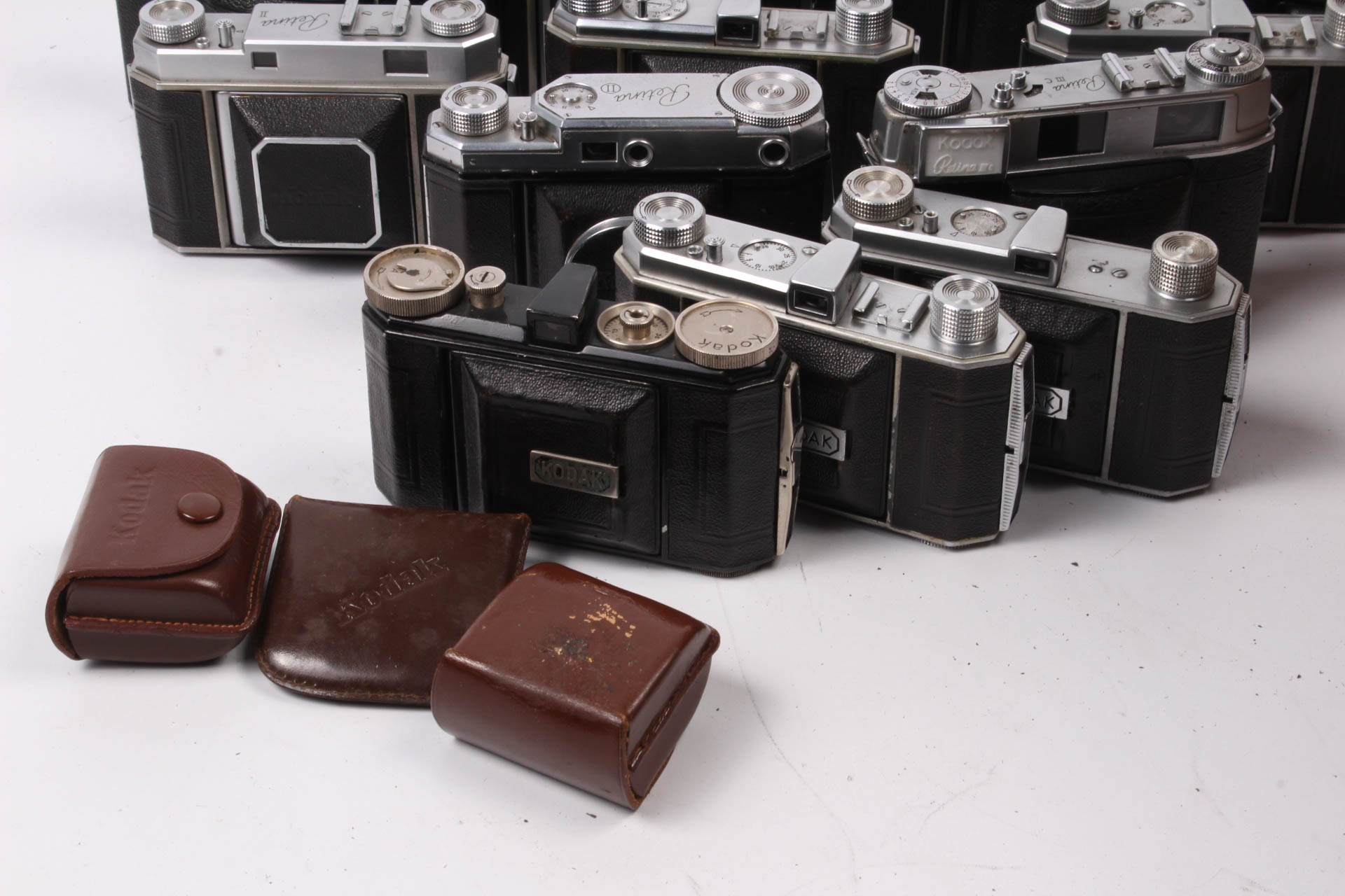 Thirty-Four Kodak Retina, Retinette Cameras