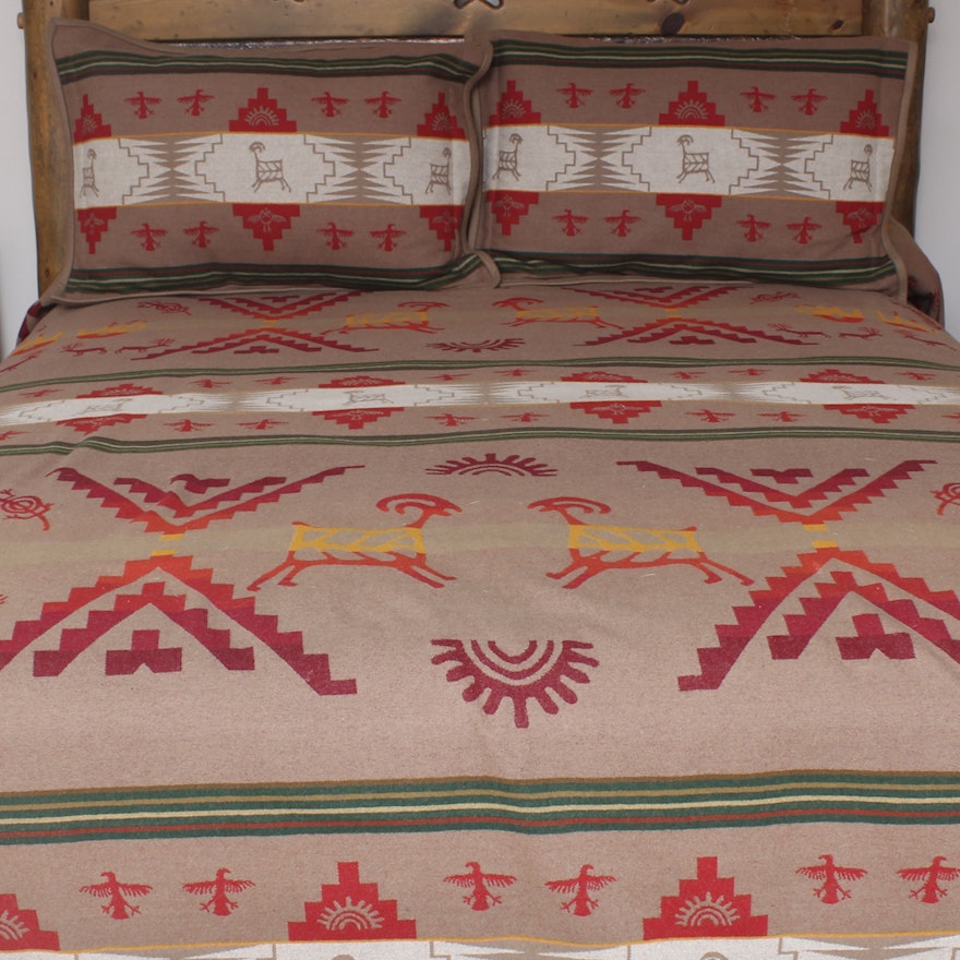 Pendleton Bed Covering with Pillow Shams