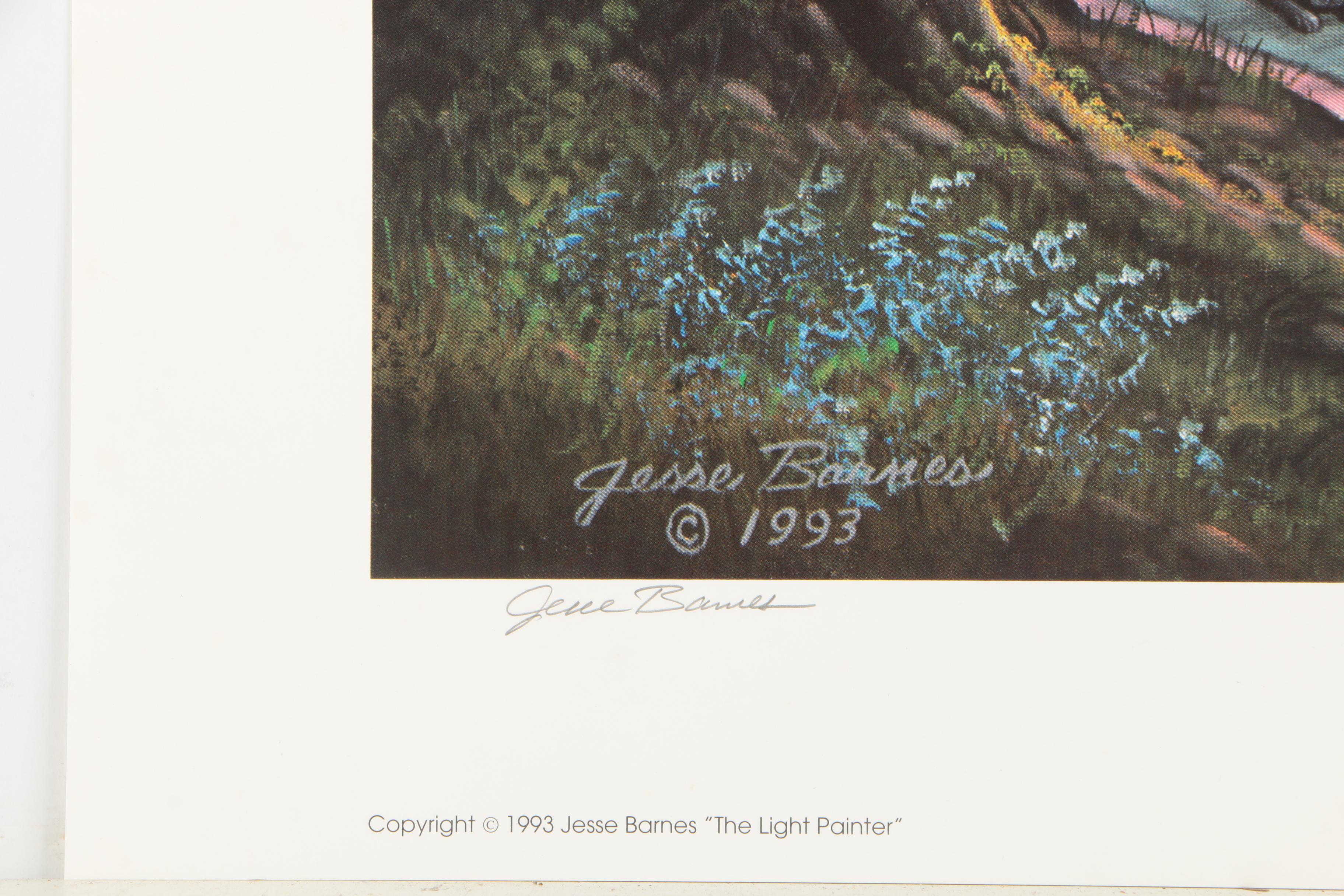 Jesse Barnes Limited Edition Offset Lithograph "Afternoon Leisure"