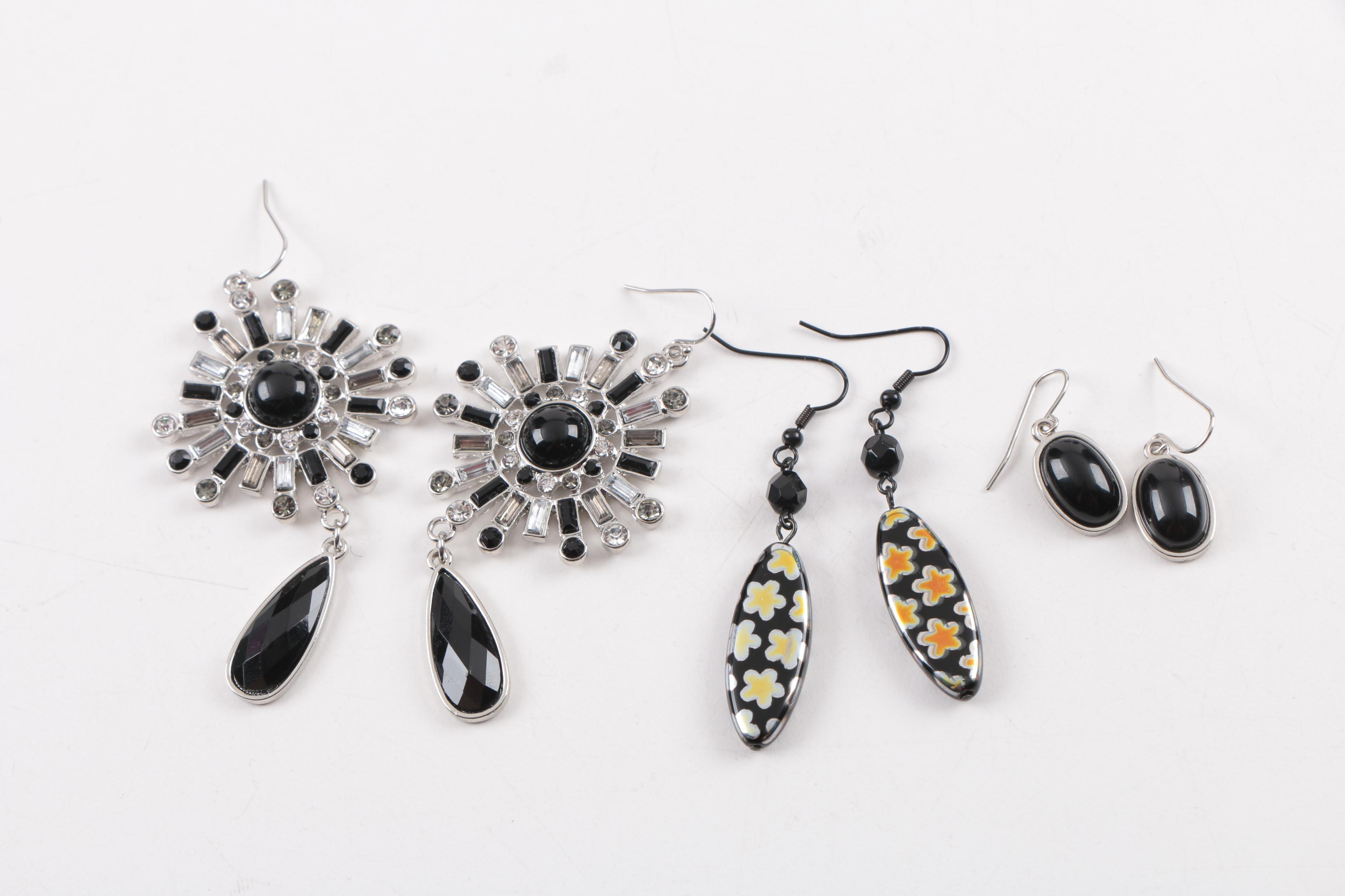 Black, Silver and Gold Tone Jewelry