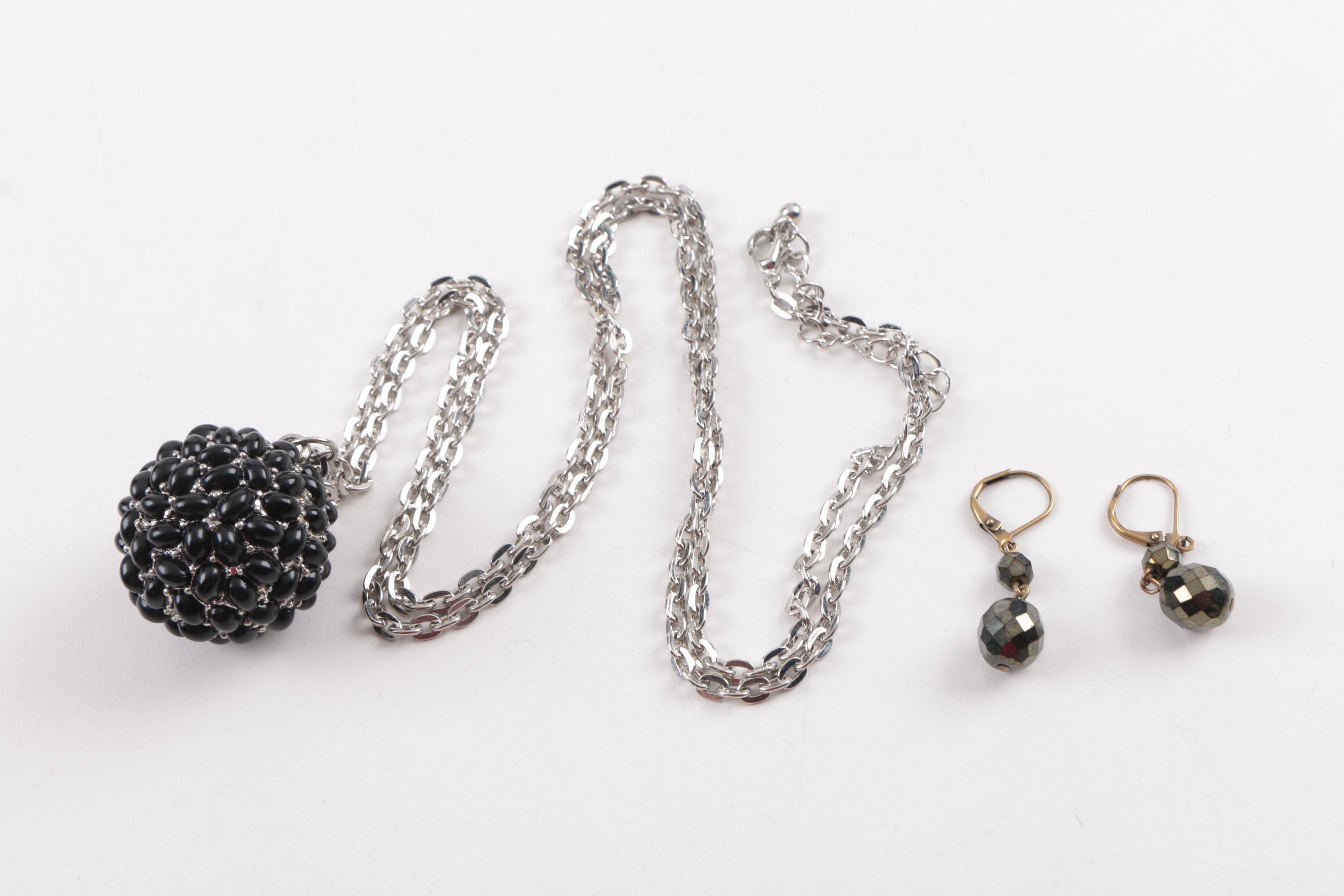 Black, Silver and Gold Tone Jewelry