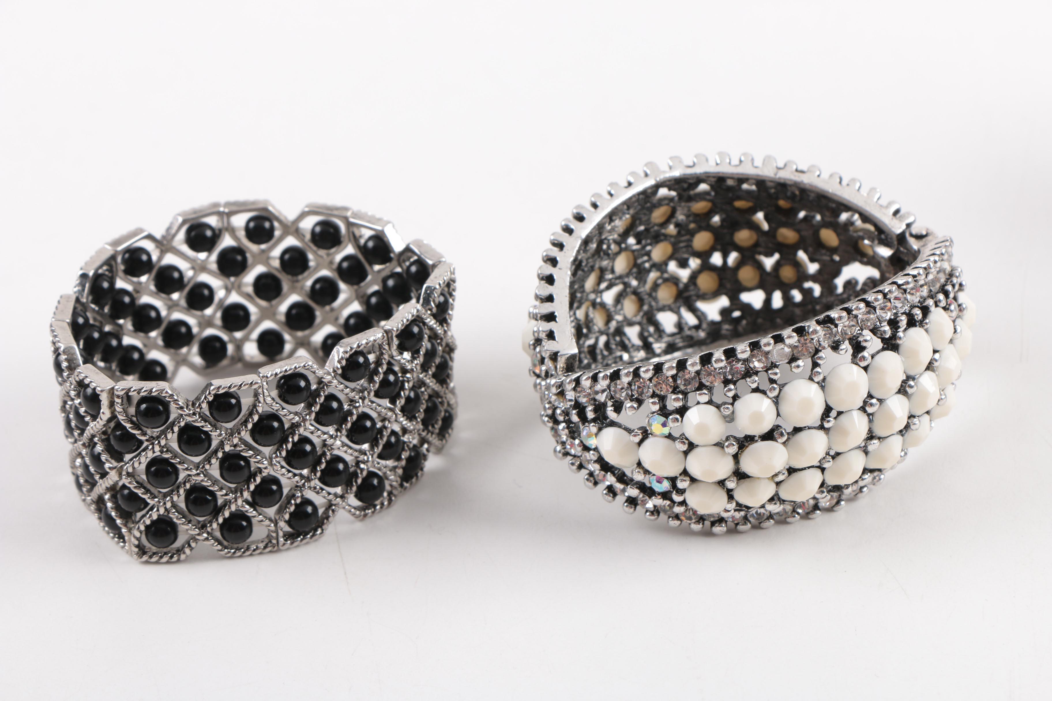 Black, Silver and Gold Tone Jewelry