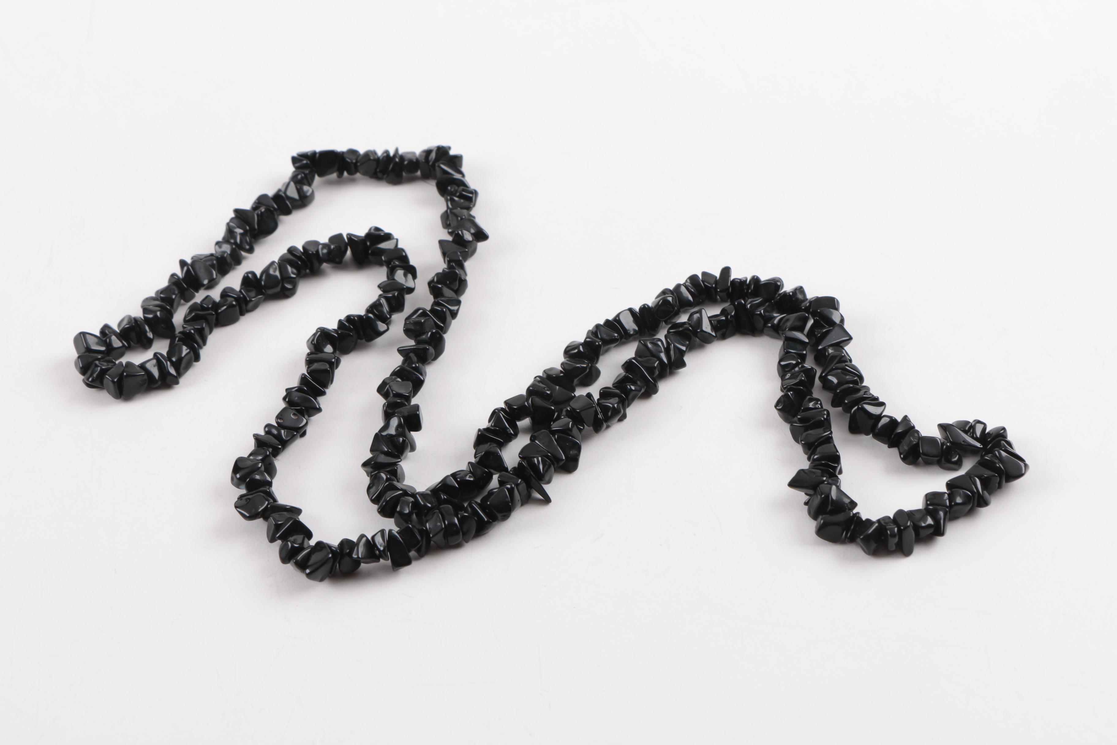 Black, Silver and Gold Tone Jewelry