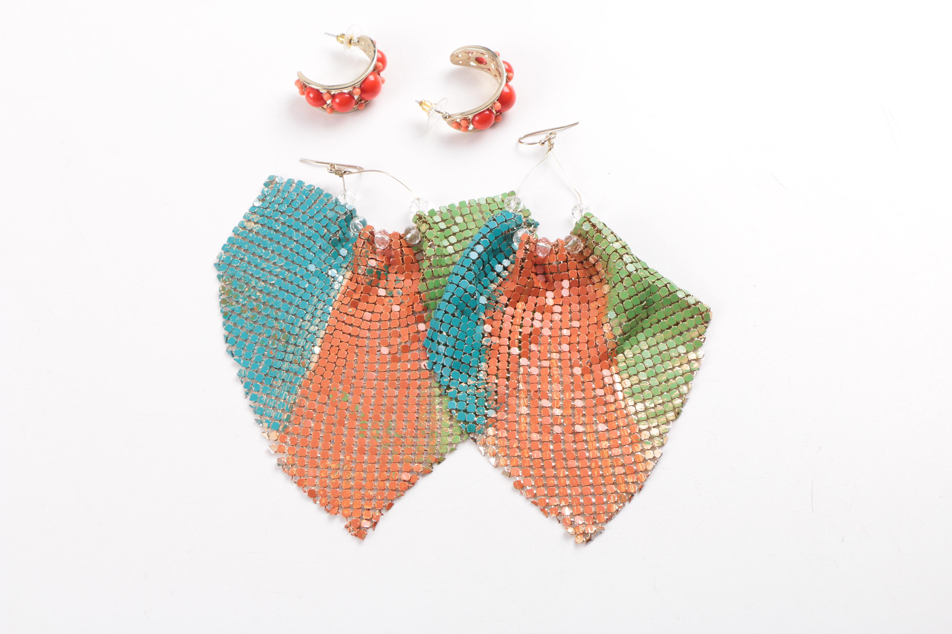 Collection of Colorful Costume Jewelry