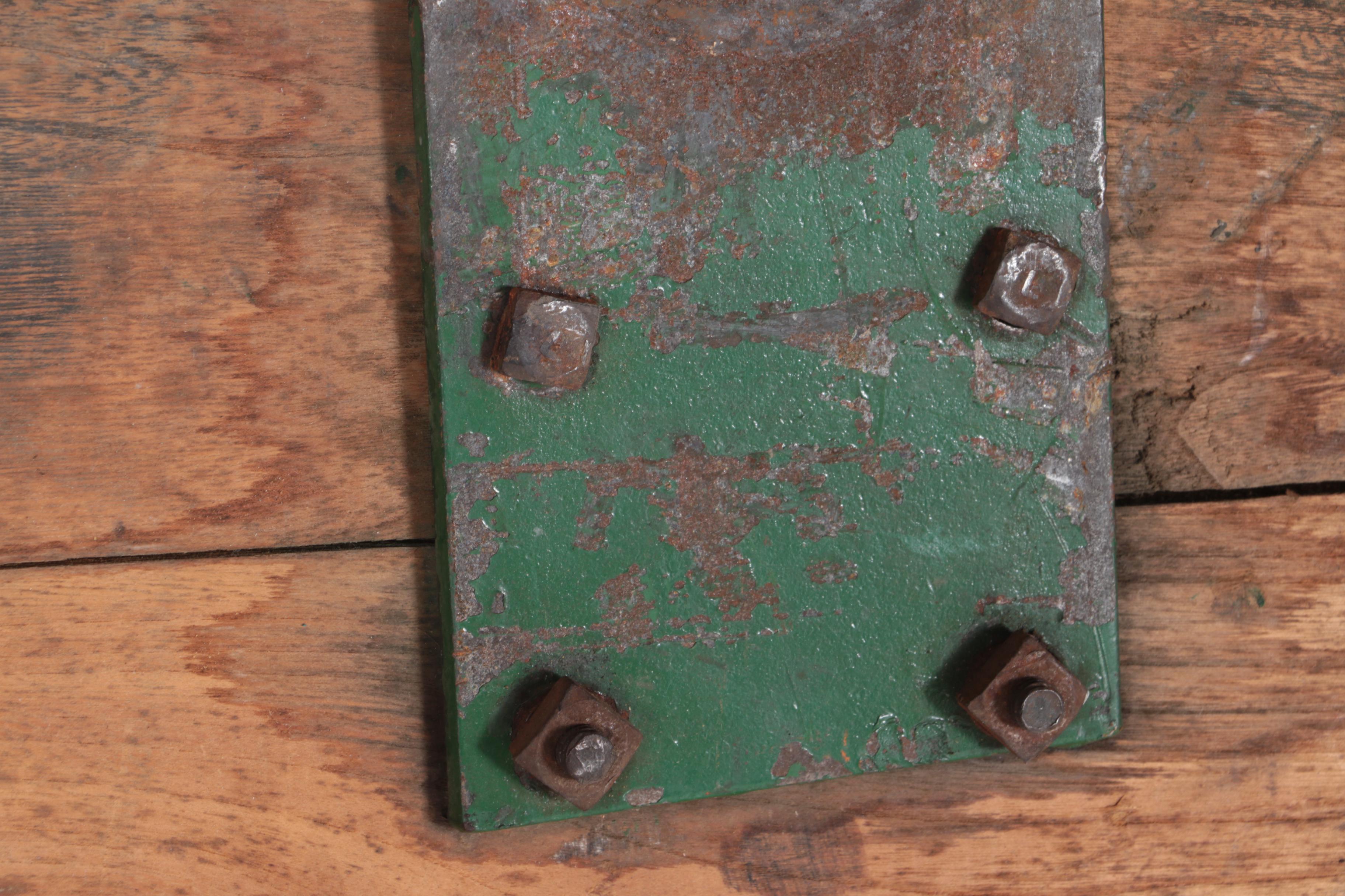 Vintage Oak Fairbanks Two-Wheel Industrial Flatbed Cart