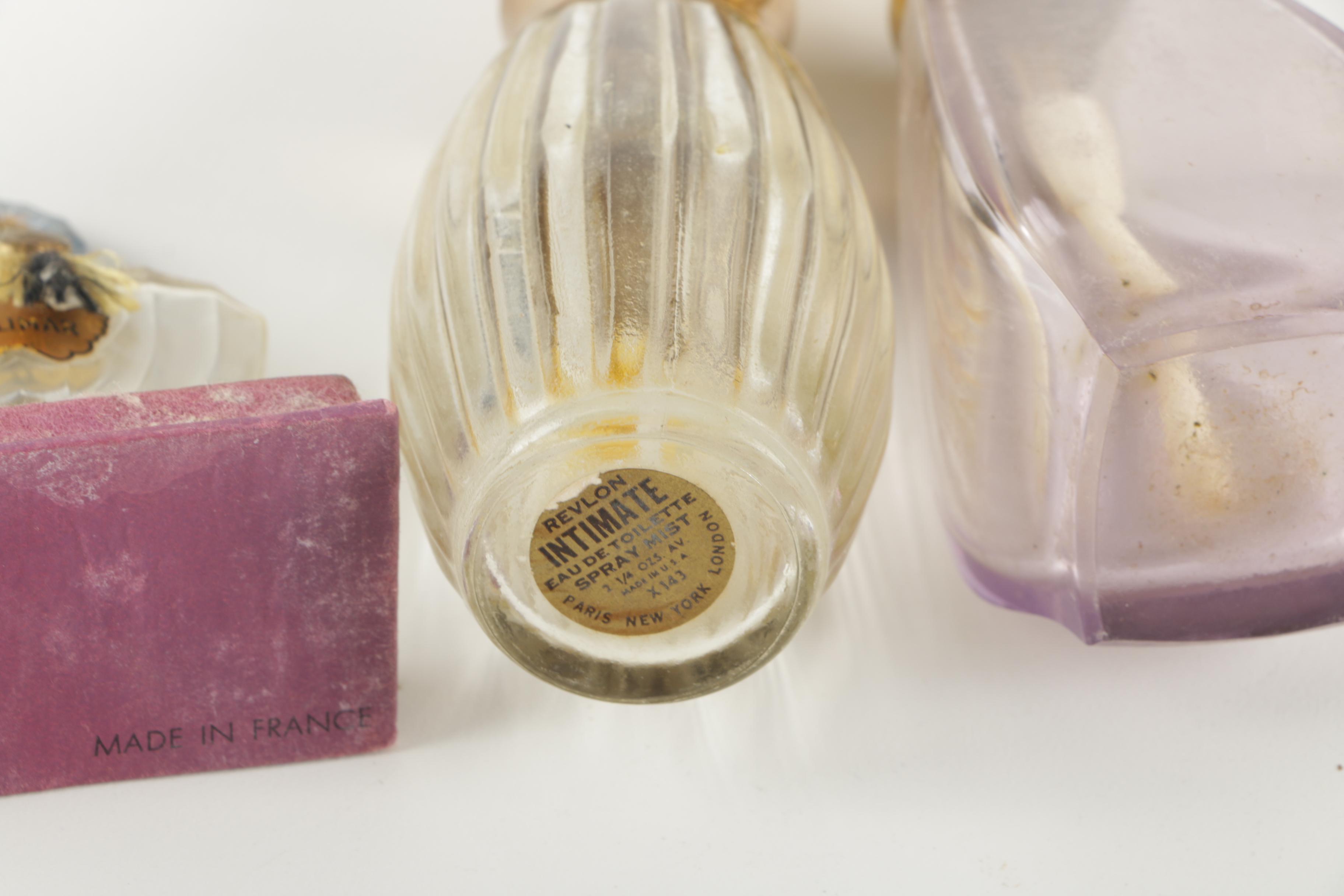 Perfume Bottles Including Guerlain Shalimar Bottle