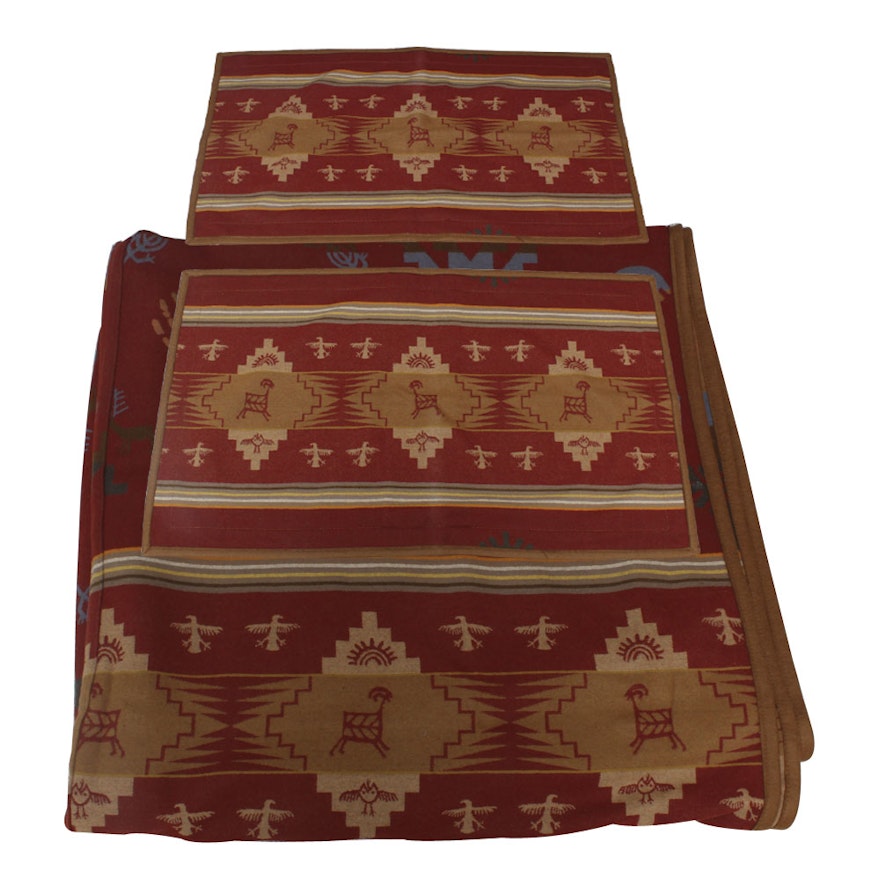 Pendleton Wool Blanket and Pillow Shams