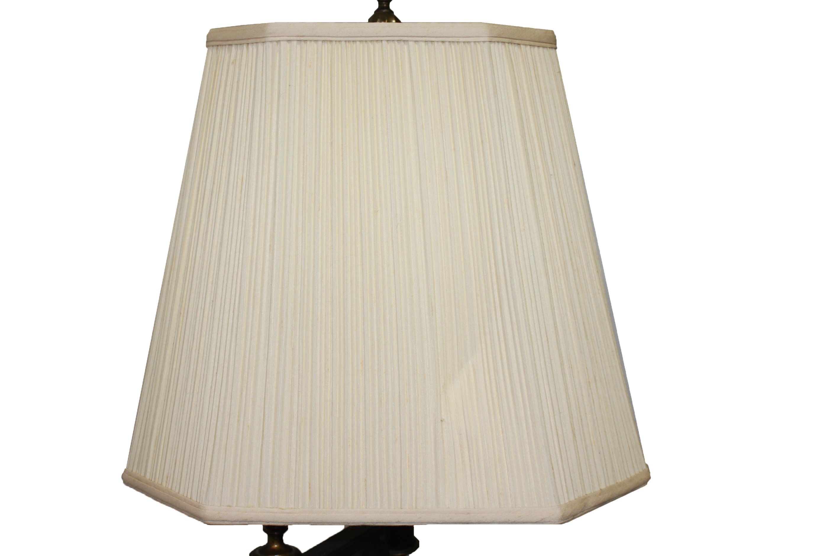 Pair of Ornate Metal Lamps