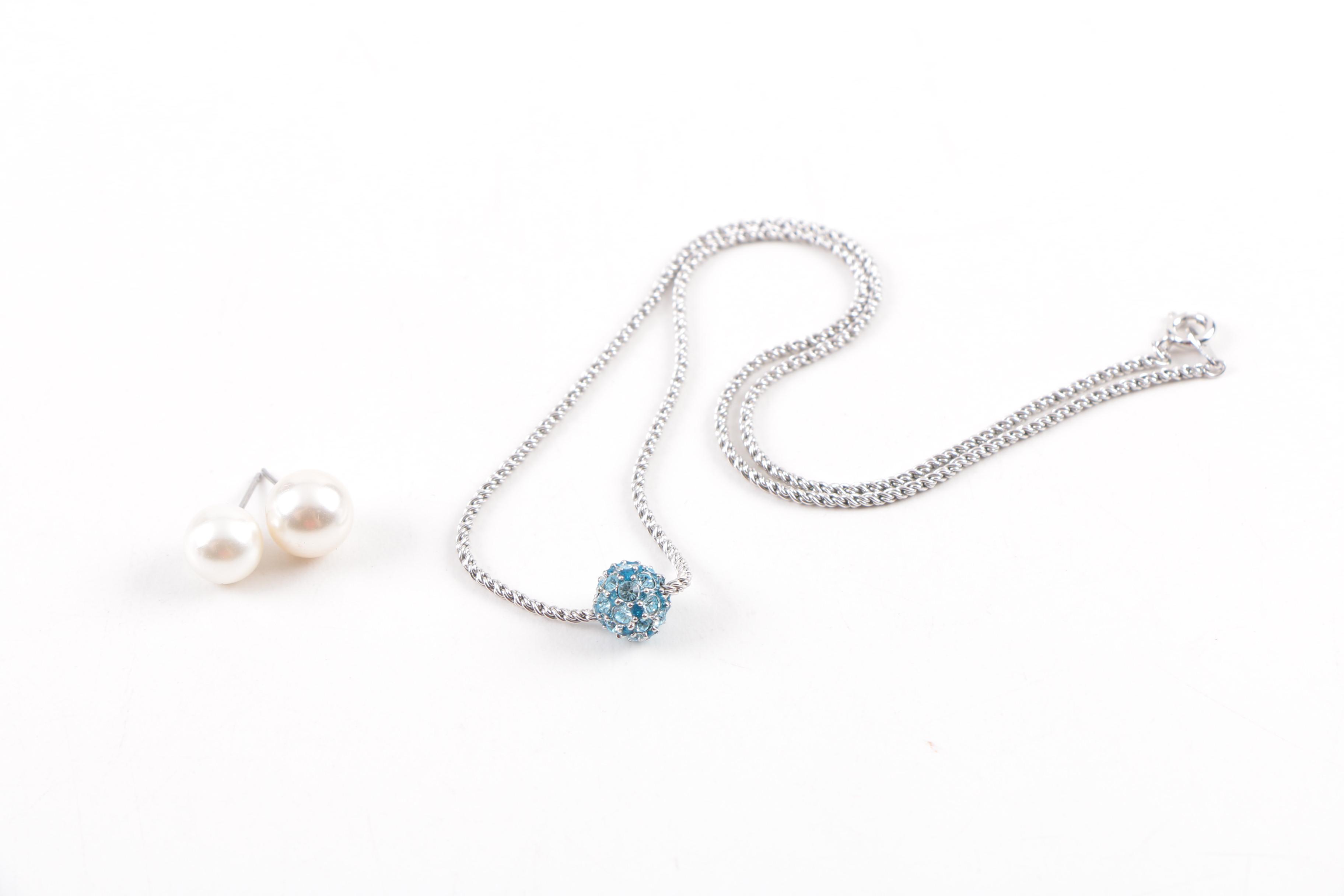 Assorted Costume Jewelry Including Pieces With Faux Pearl