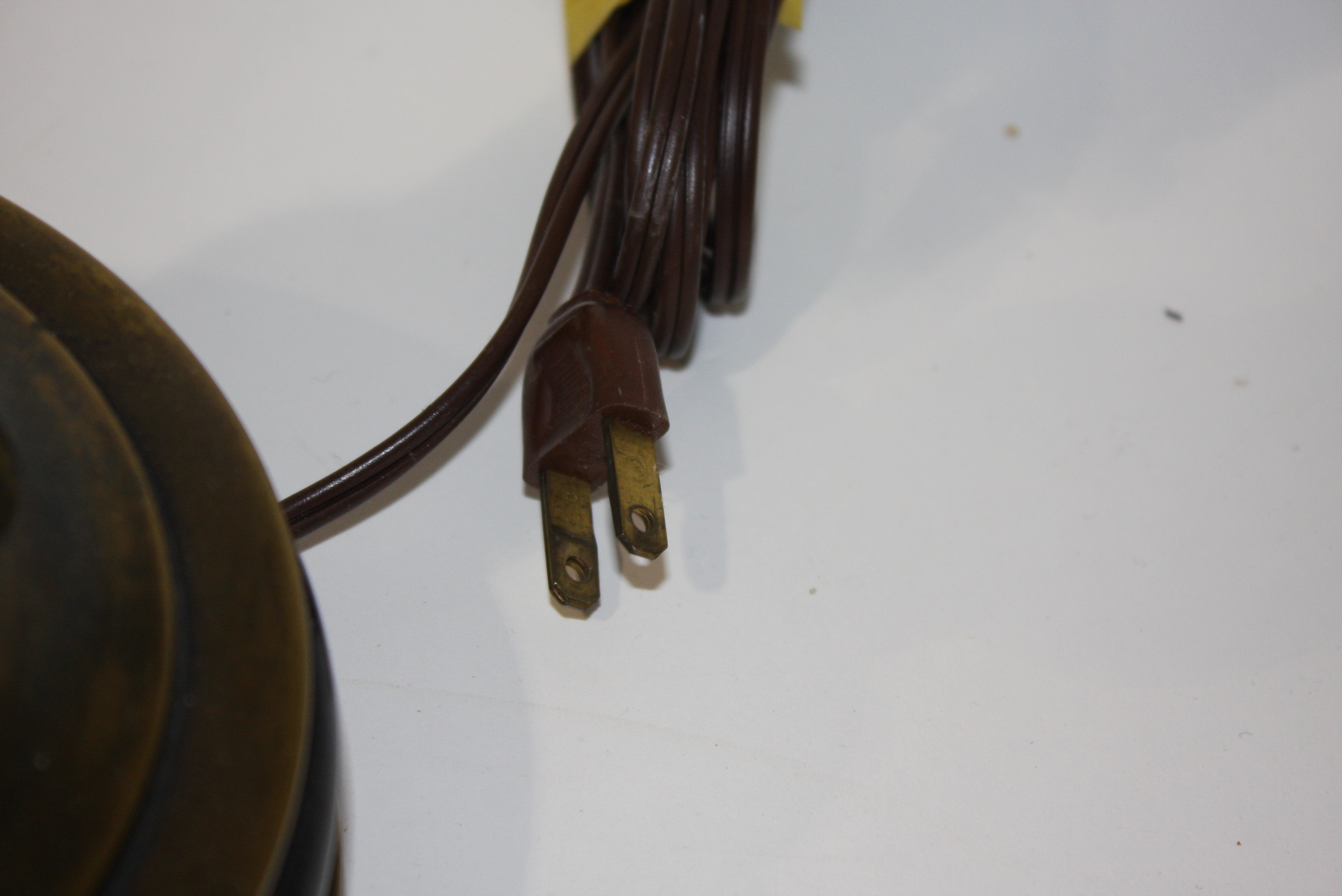 Pair of Ornate Metal Lamps