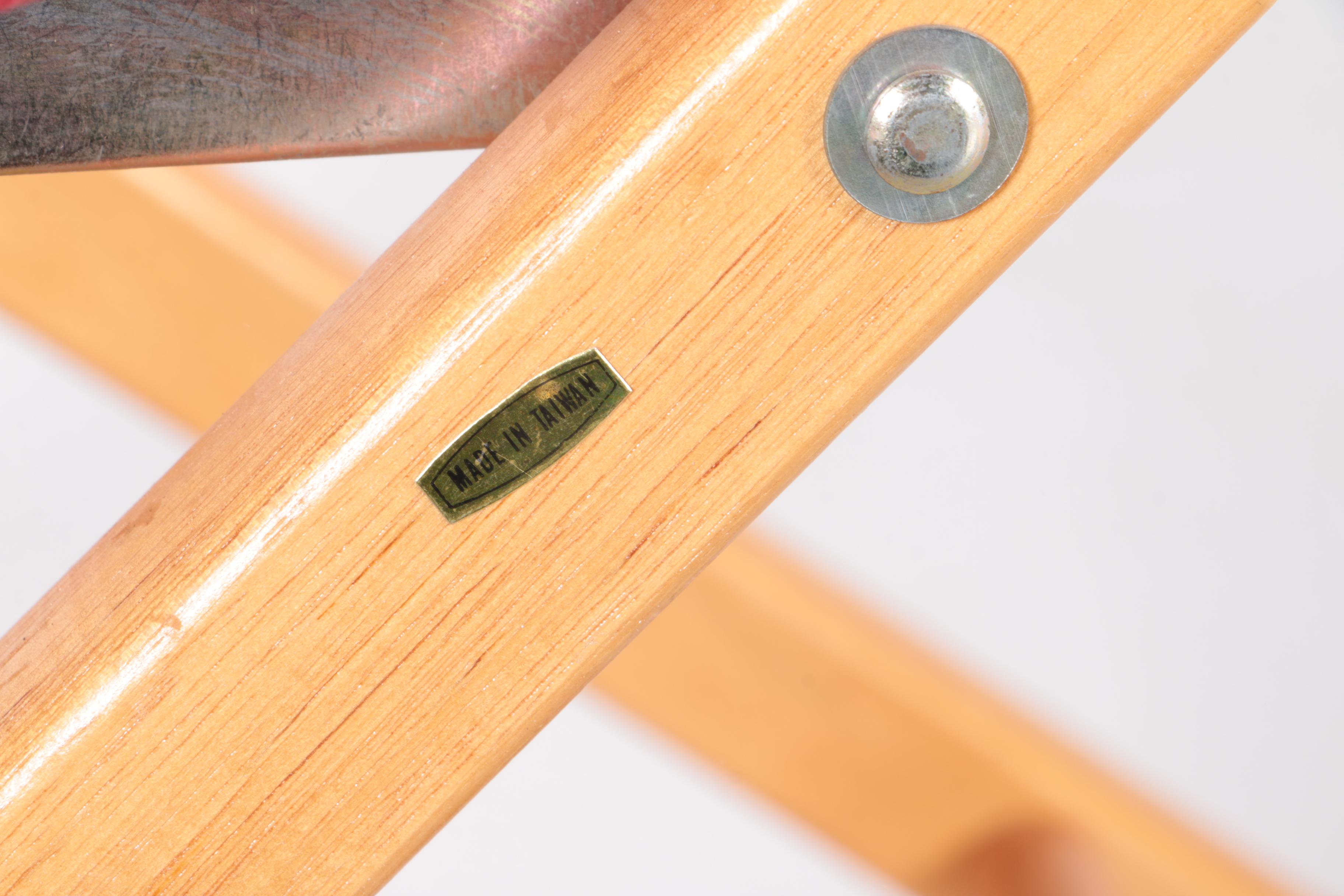 Directors Chair Belonging to Dick Schneider