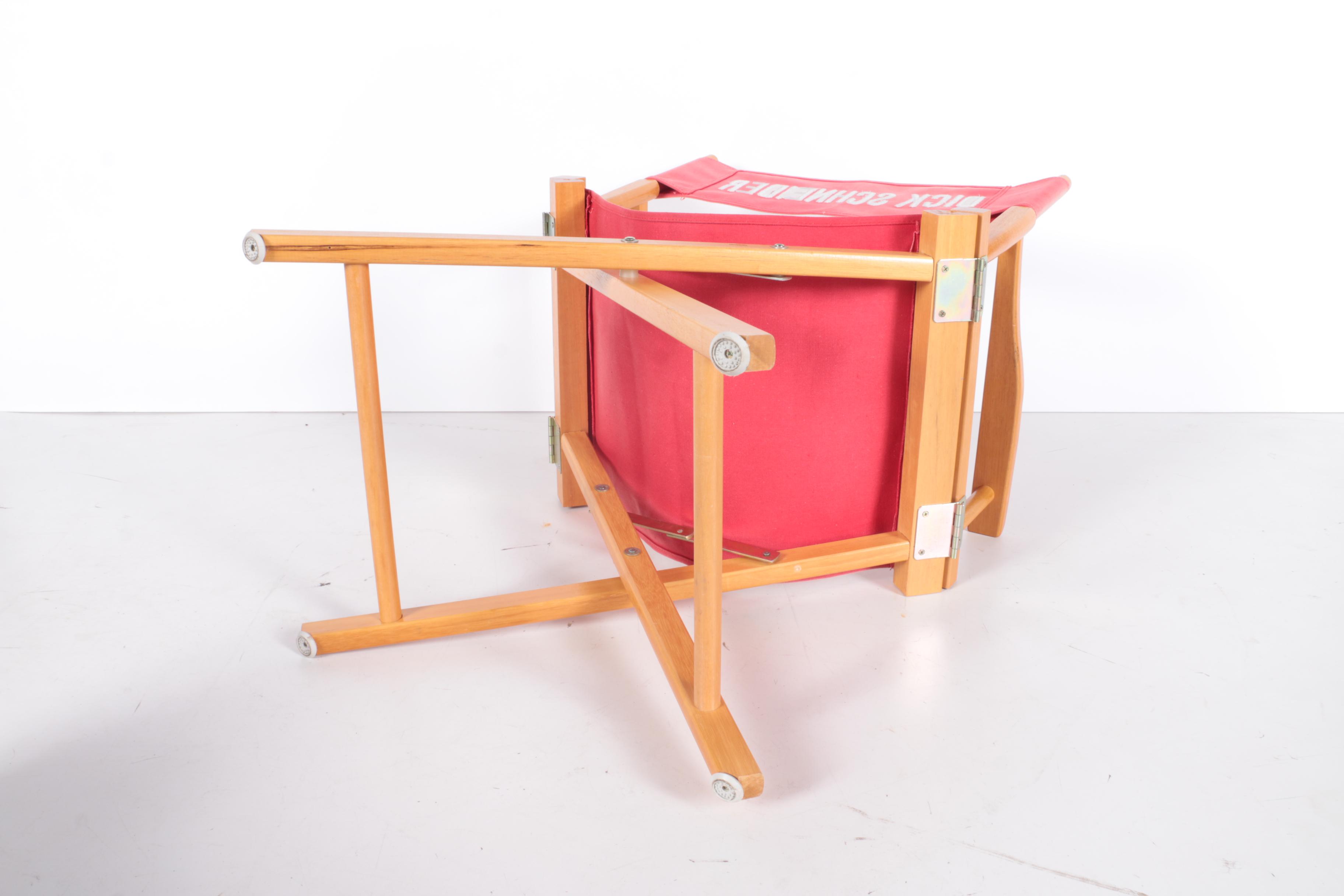 Directors Chair Belonging to Dick Schneider