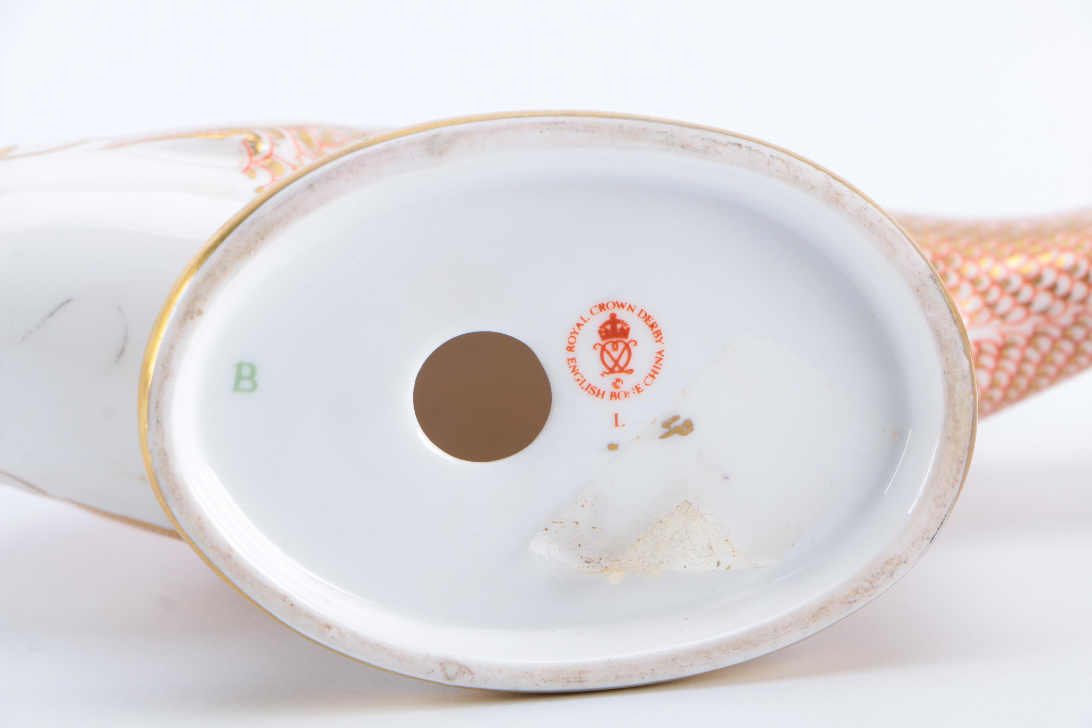 Royal Crown Derby Bone China Fish Figurine