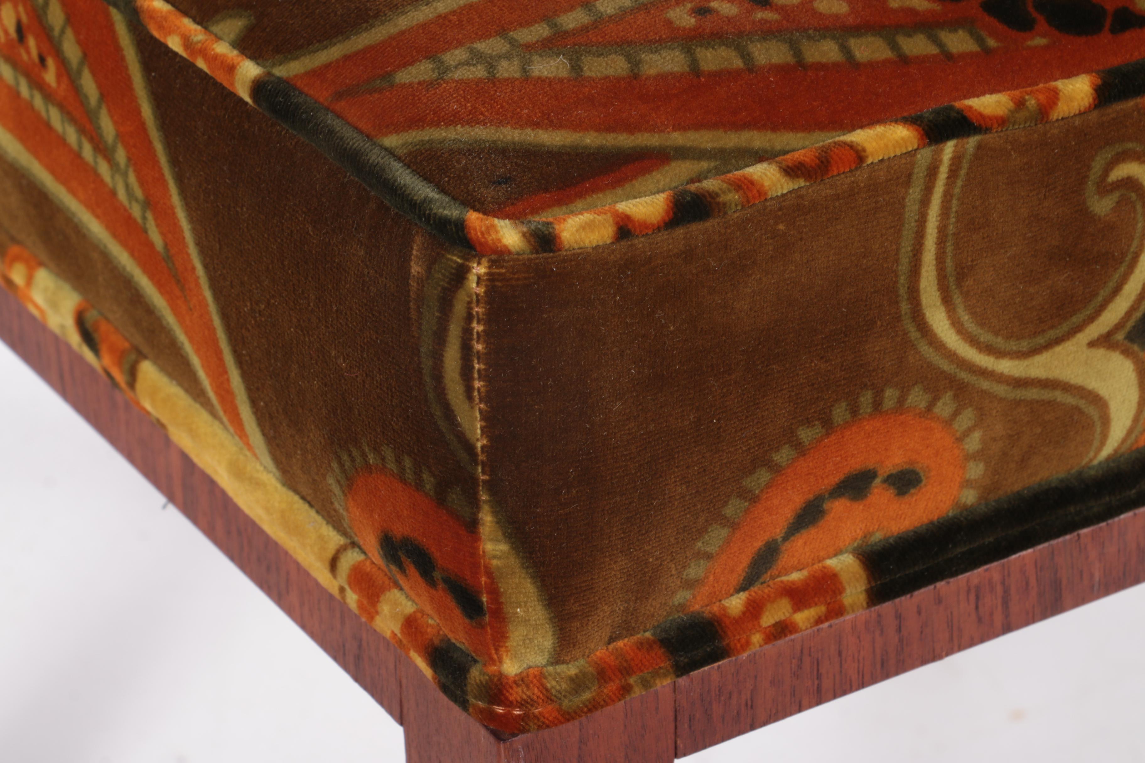 Danish Mid-Century Upholstered Stool Pair by RYA