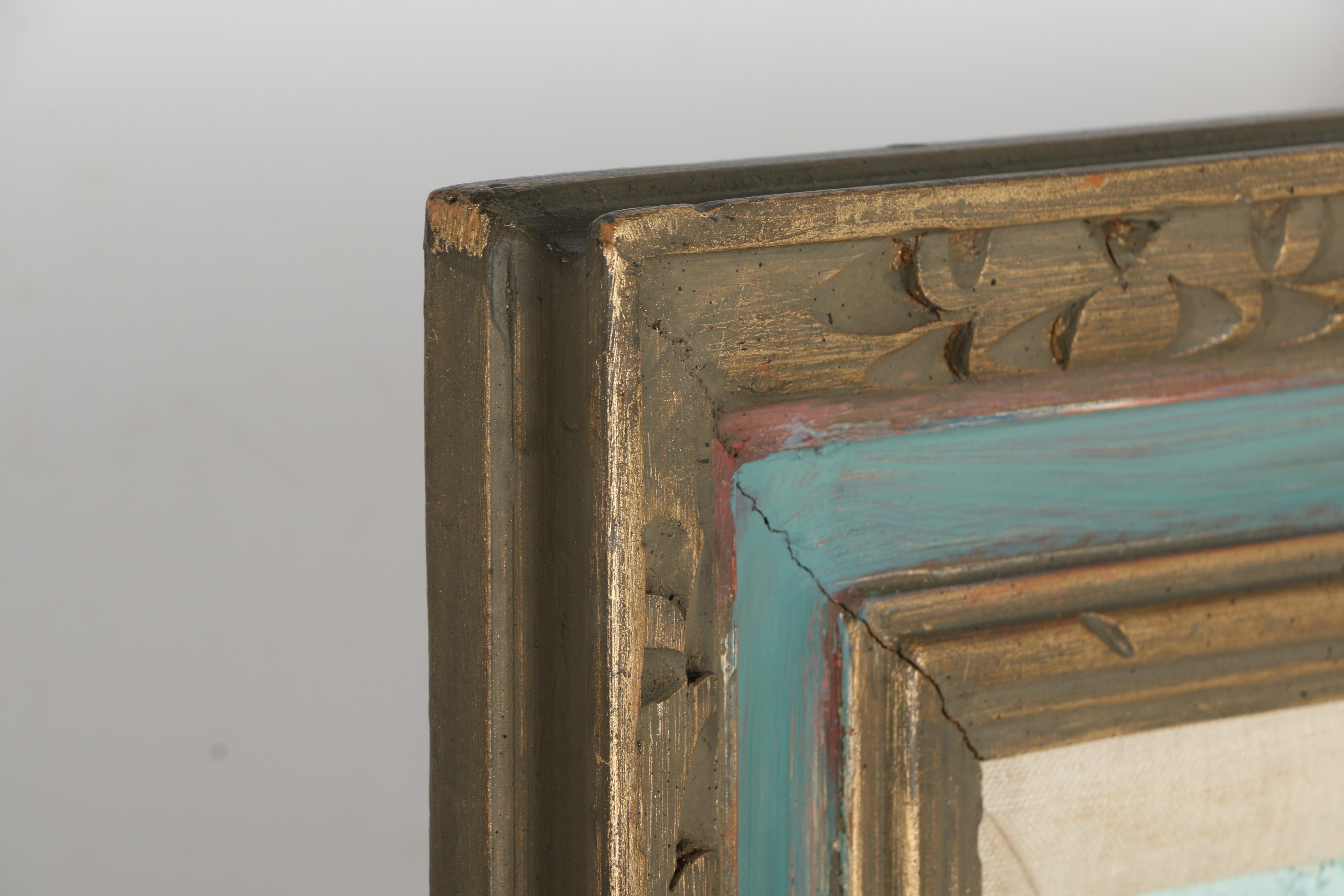 Mary Lou Manning Oil Painting on Canvas "In The Park"