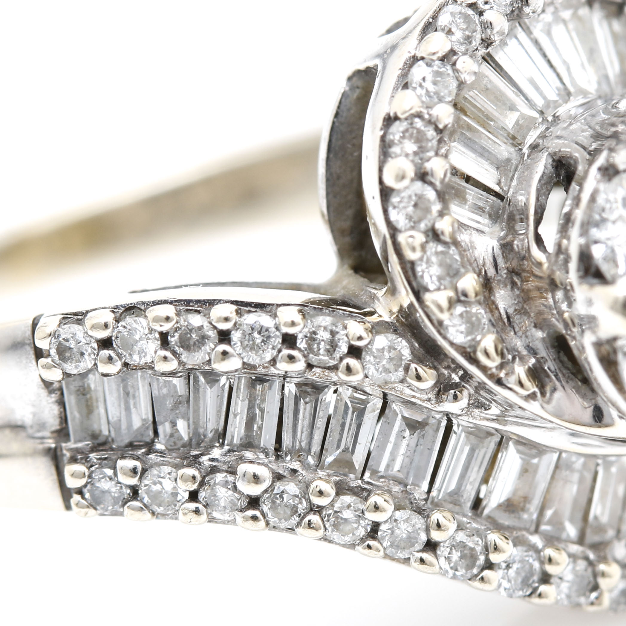 14K White Gold 1.98 CTW Diamond Ring