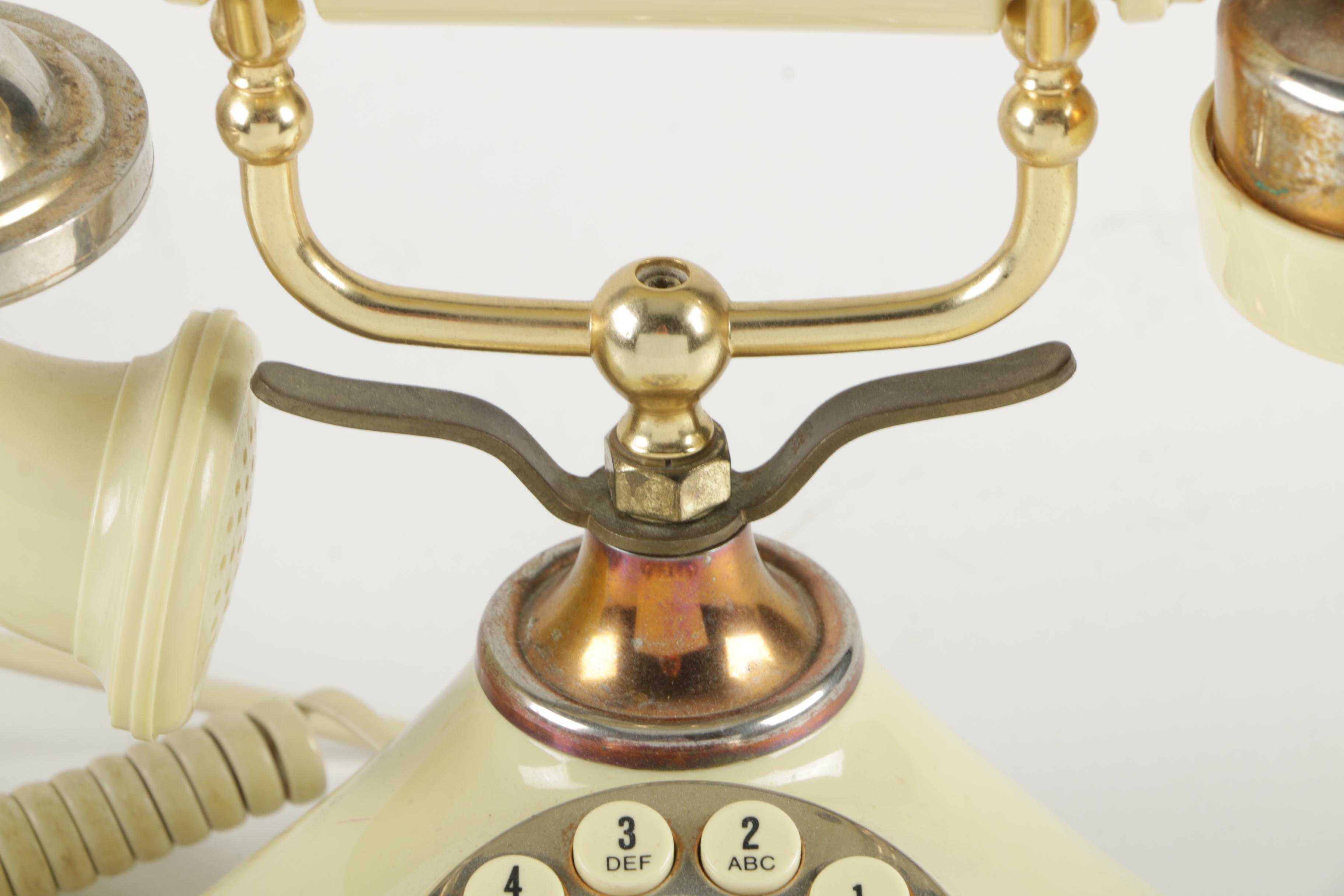 Vintage TeleConcept European Style Push Button Phone