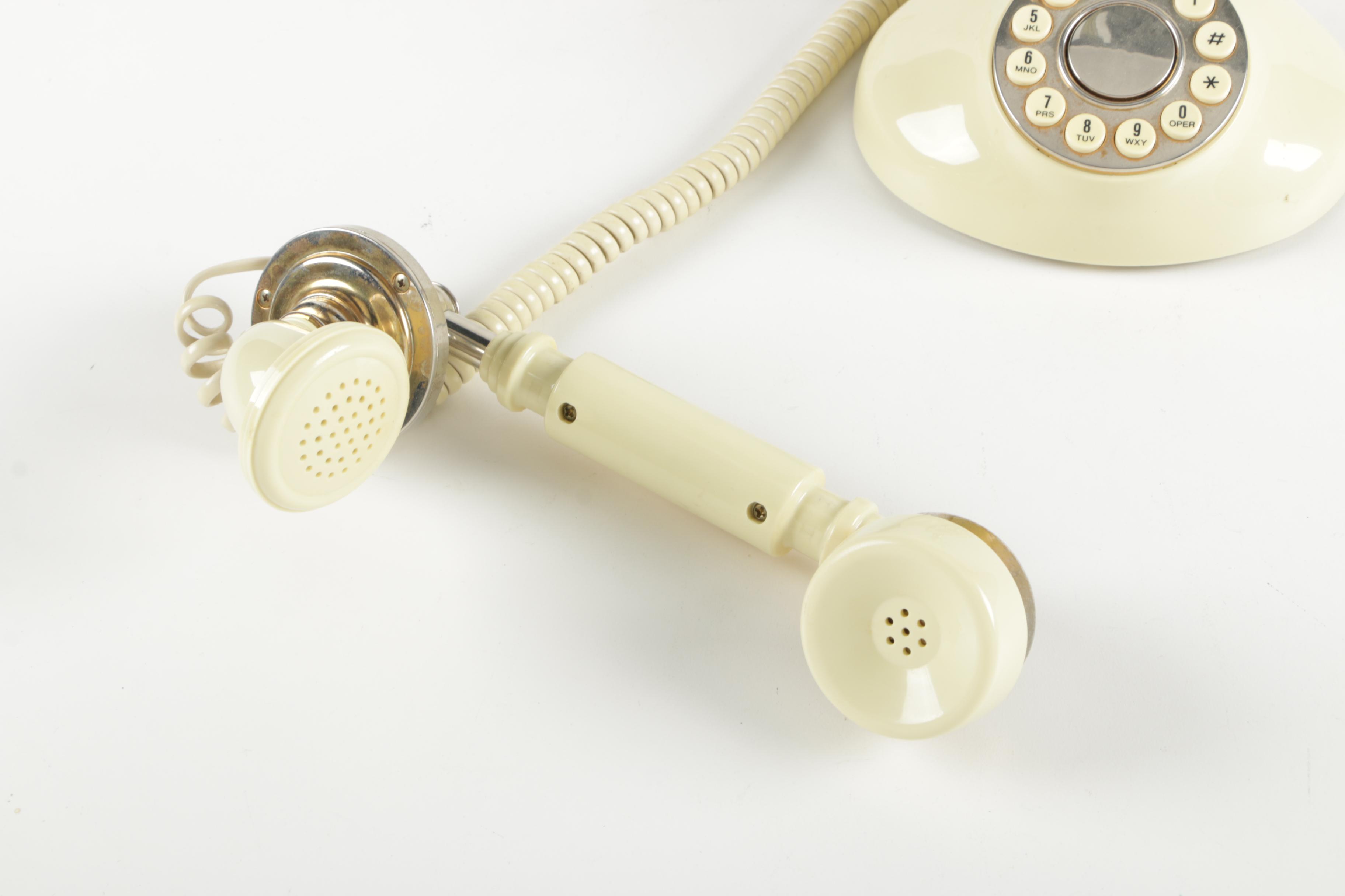 Vintage TeleConcept European Style Push Button Phone