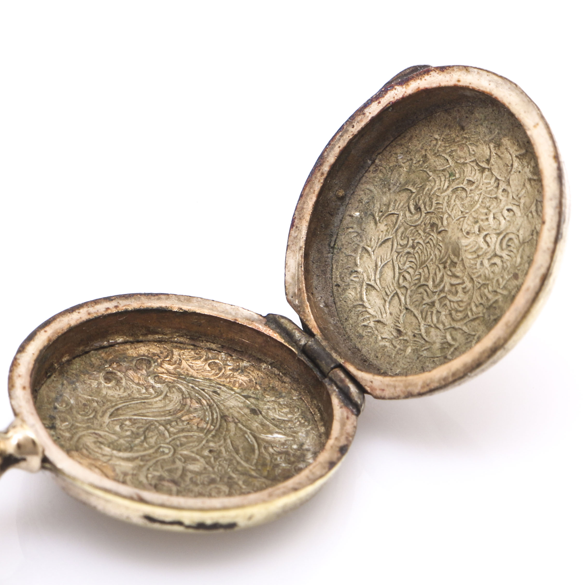 Coin Silver 1832 Liberty Head Dime Fob Chain