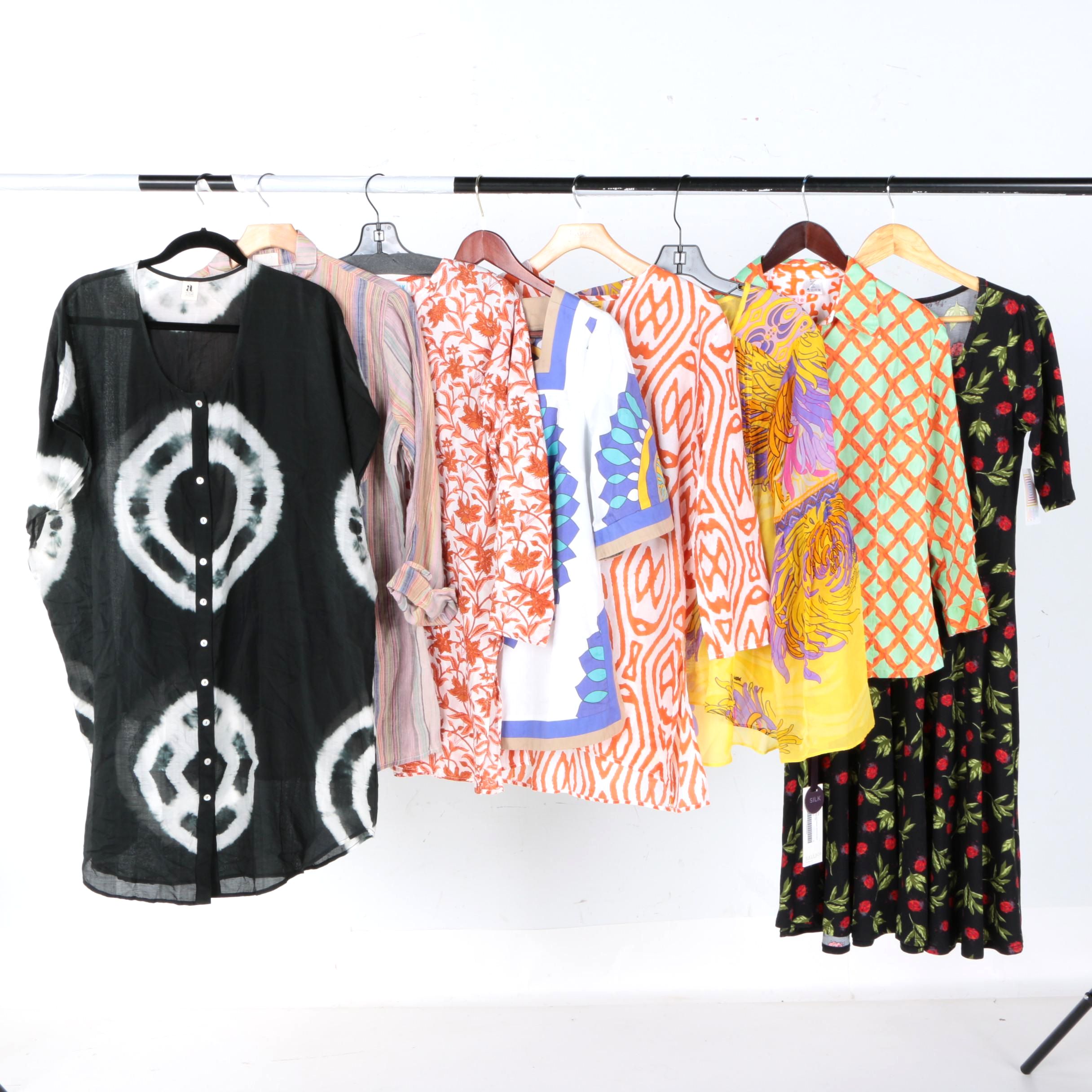 Assortment of Women's Clothing Including Trina Turk