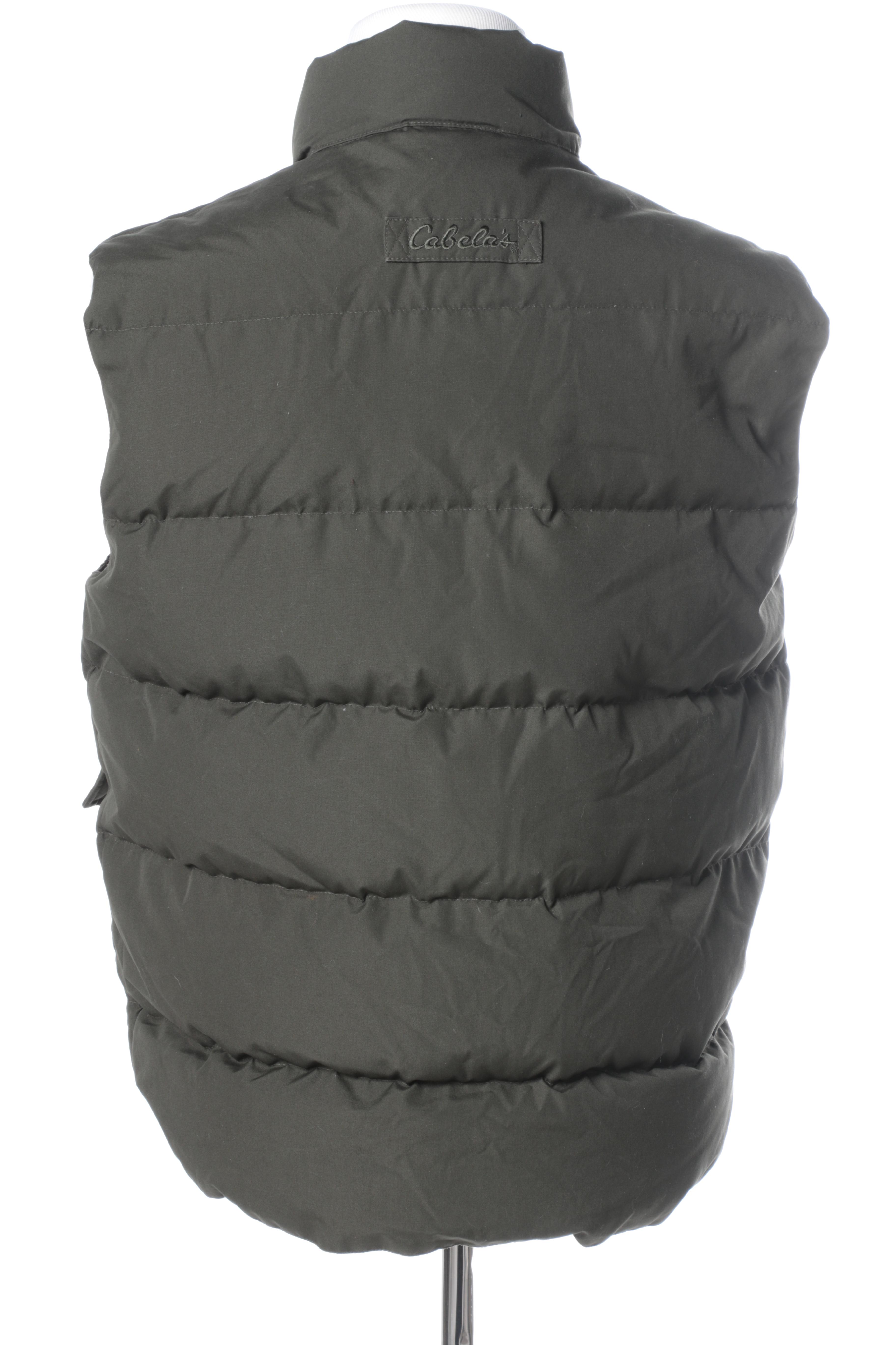Cabela's Olive Green Goose Down Vest