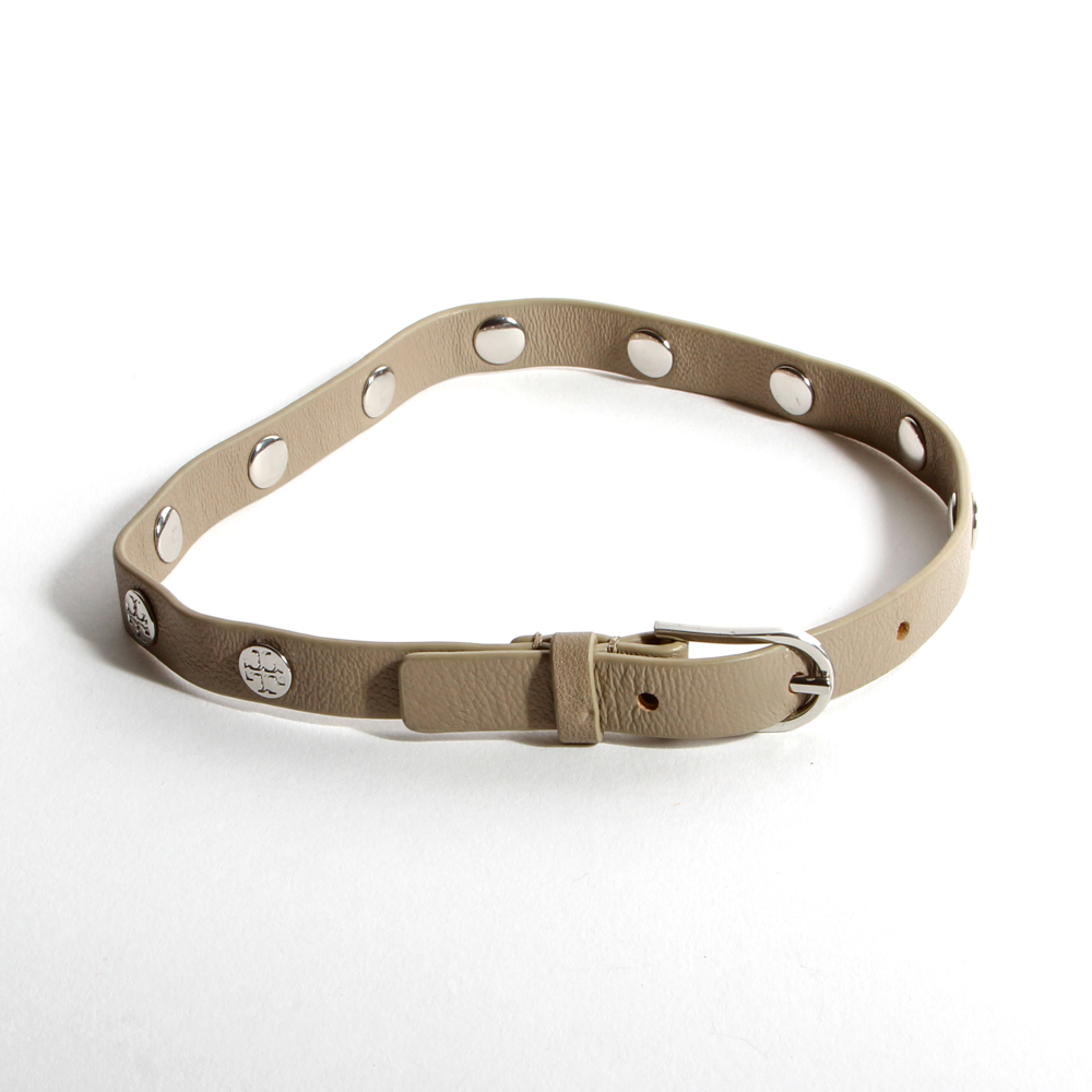 Tory Burch Leather Dog Collar