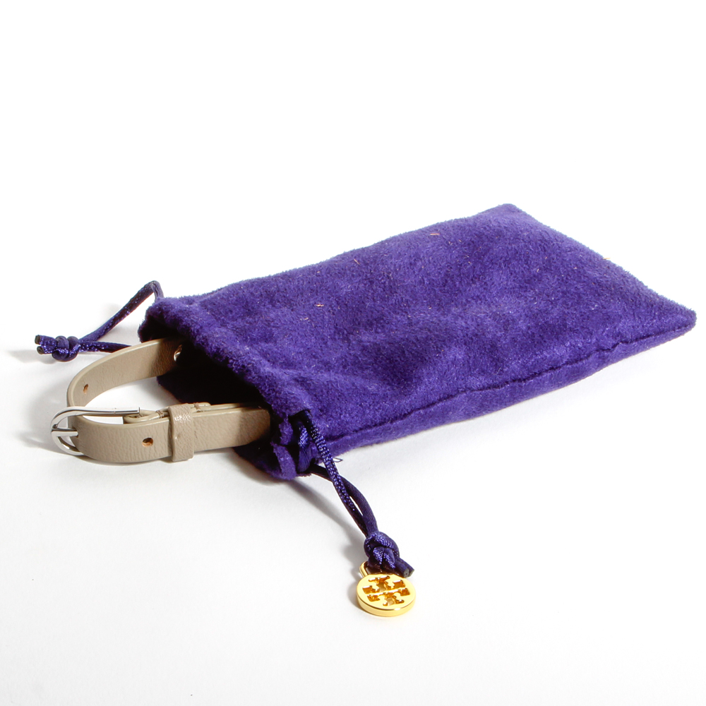 Tory Burch Leather Dog Collar