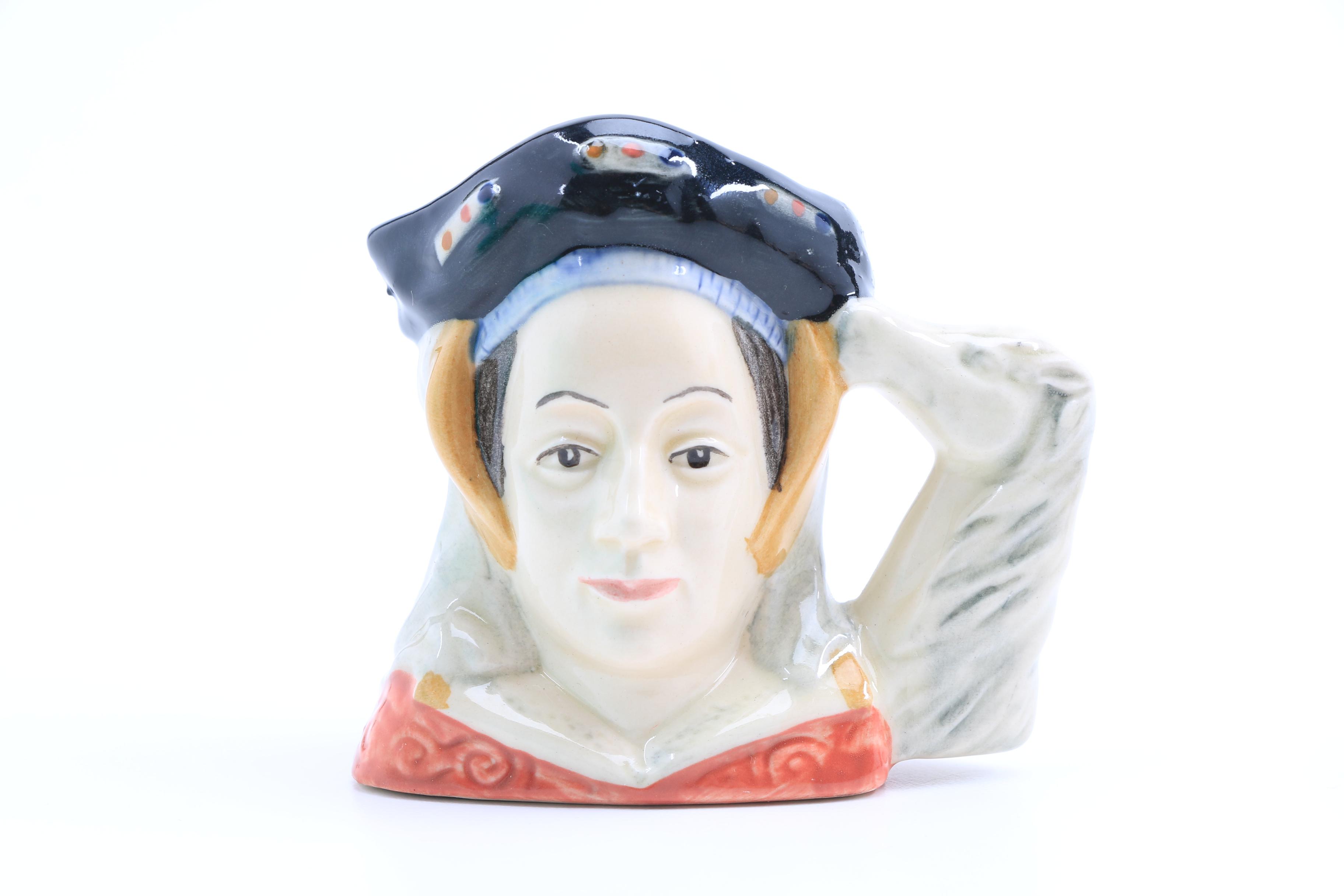 Collection of Nine Vintage Royal Doulton Miniature Character Jugs