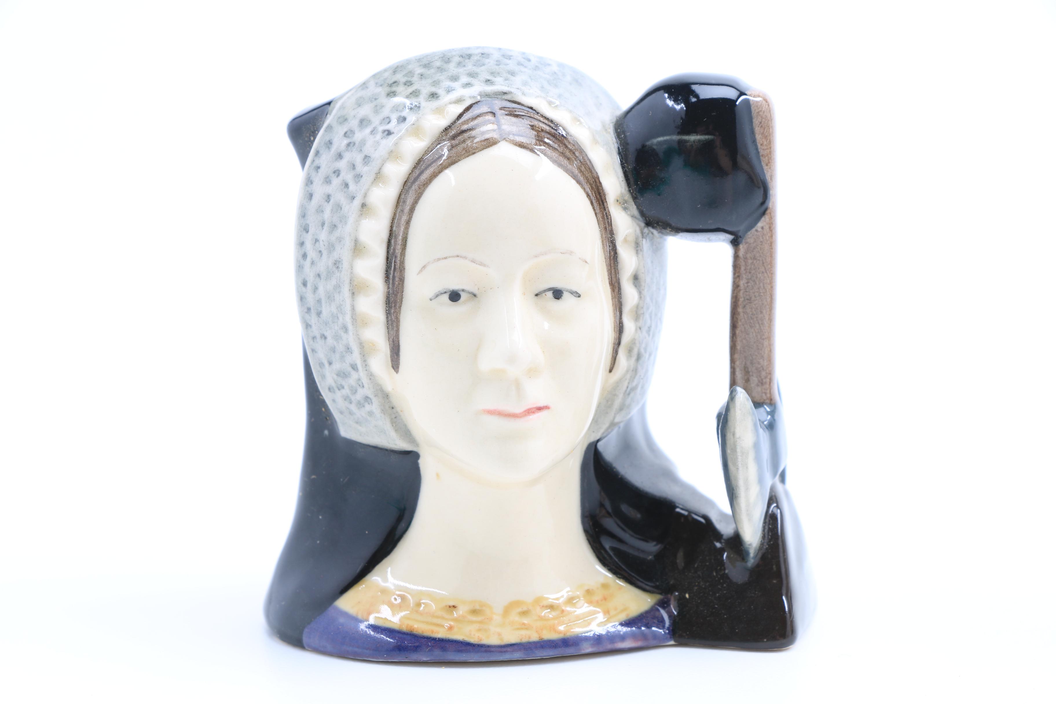 Collection of Nine Vintage Royal Doulton Miniature Character Jugs