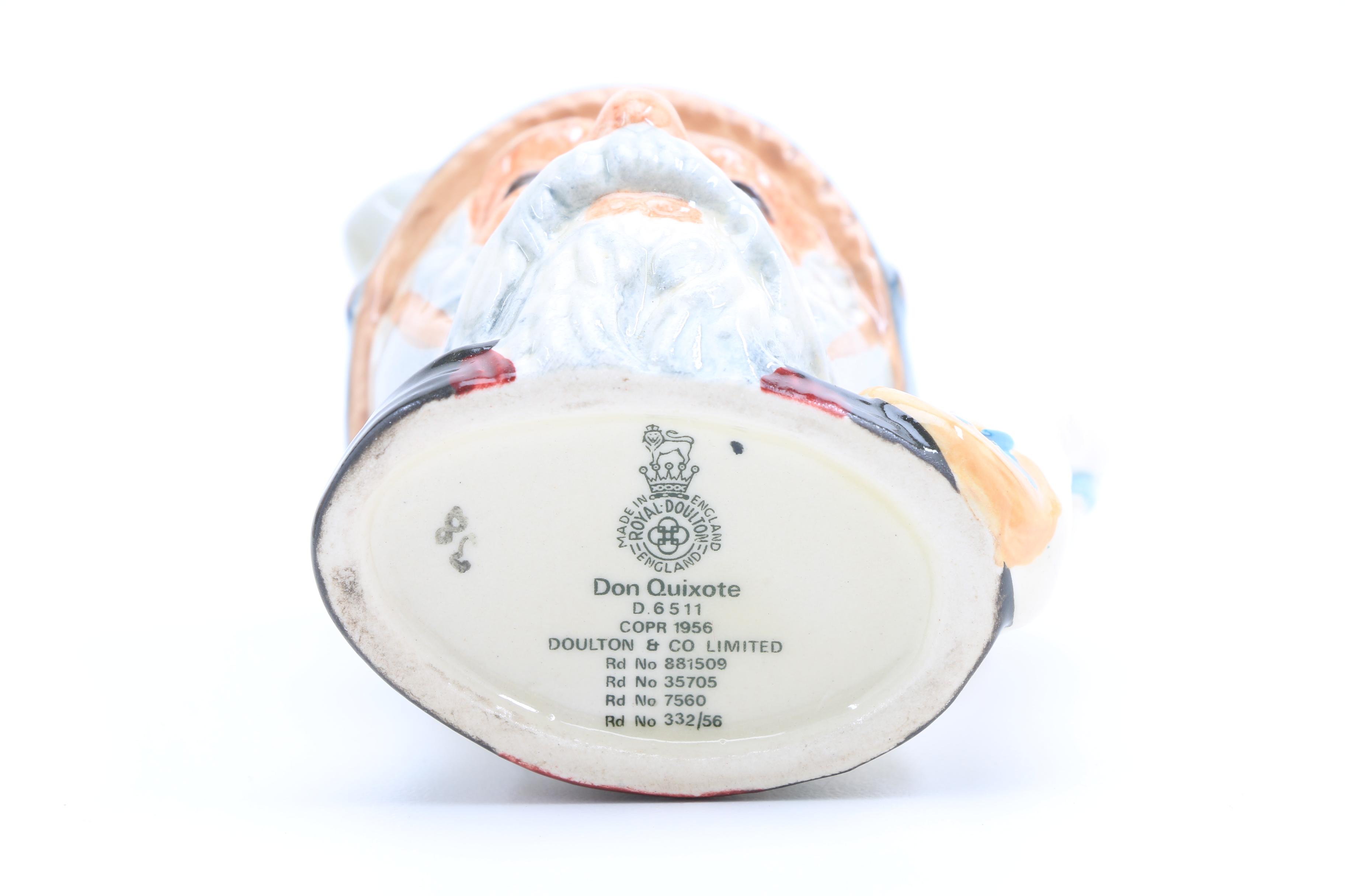 Collection of Nine Vintage Royal Doulton Miniature Character Jugs