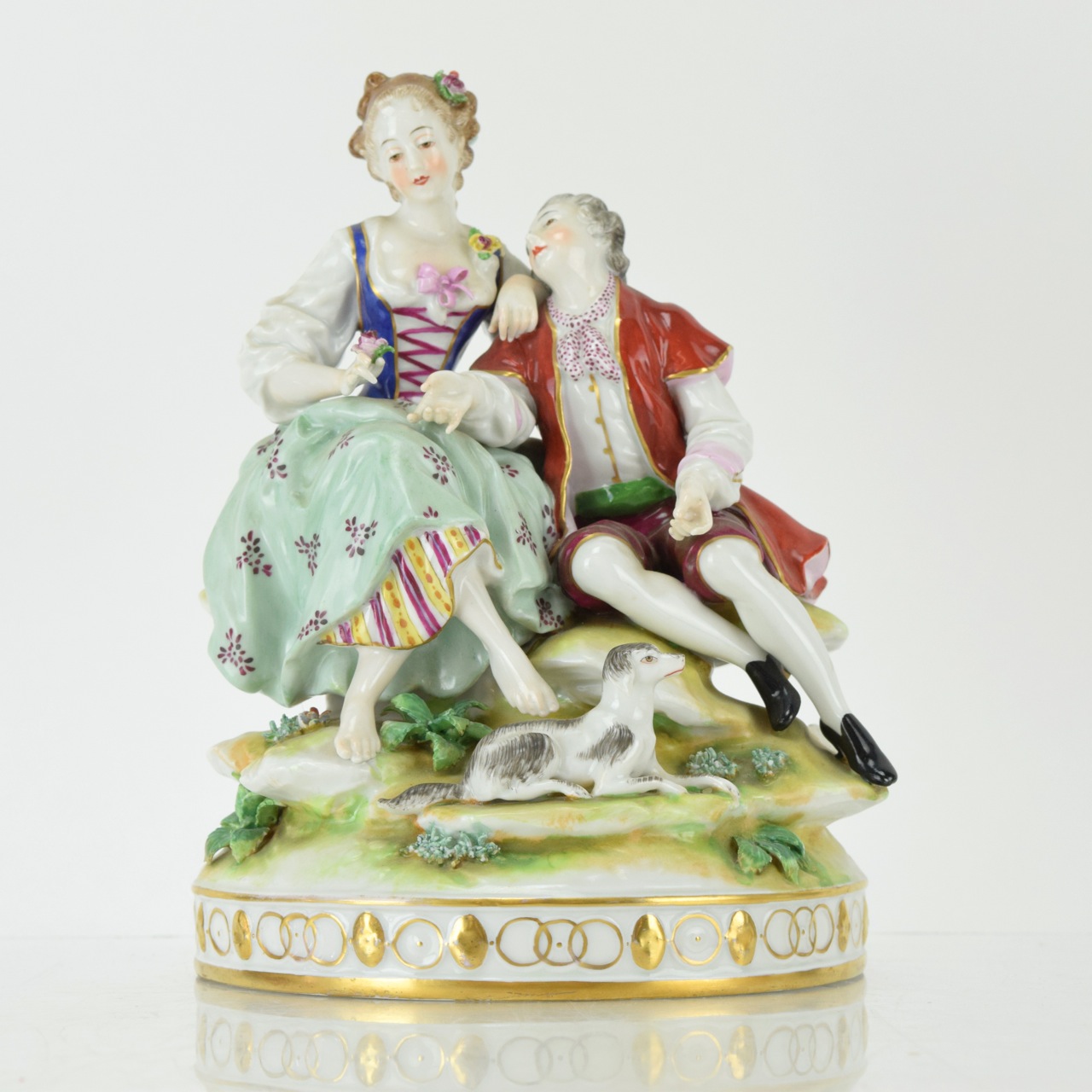 Porcelain Rococo Style Figurine