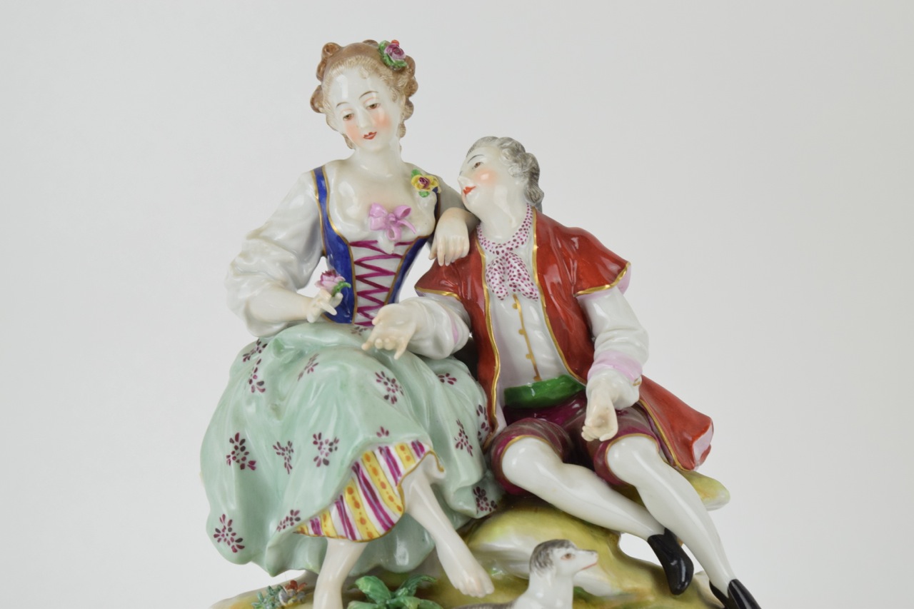 Porcelain Rococo Style Figurine