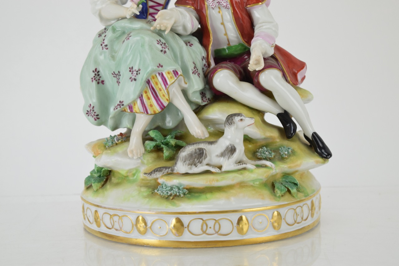 Porcelain Rococo Style Figurine