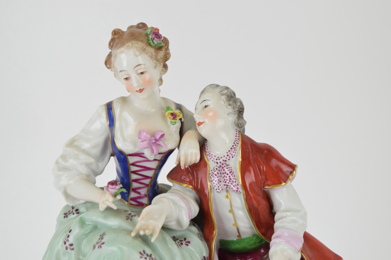 Porcelain Rococo Style Figurine