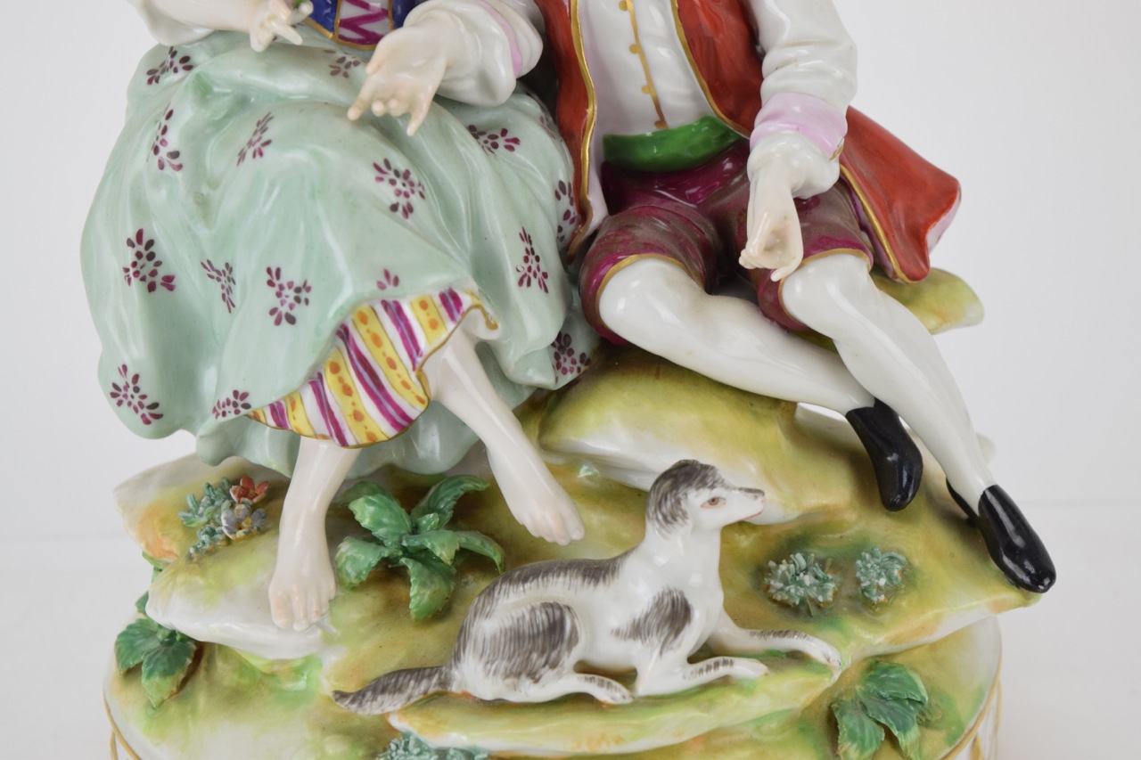 Porcelain Rococo Style Figurine