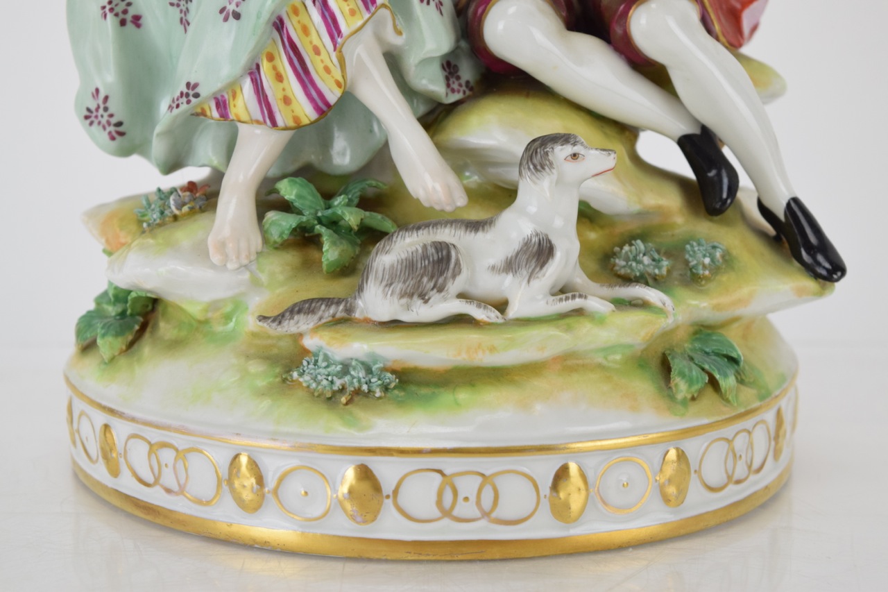 Porcelain Rococo Style Figurine