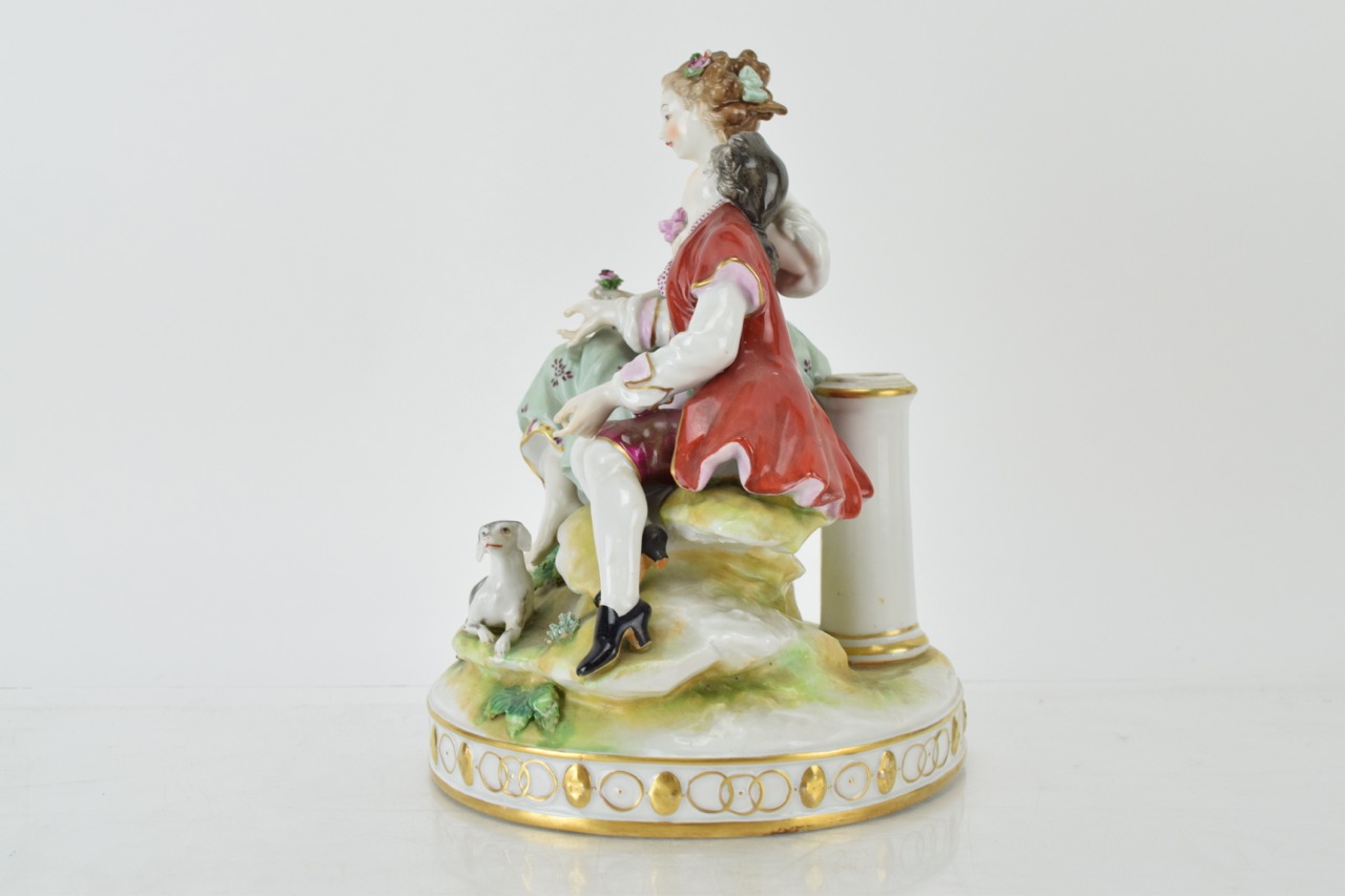 Porcelain Rococo Style Figurine