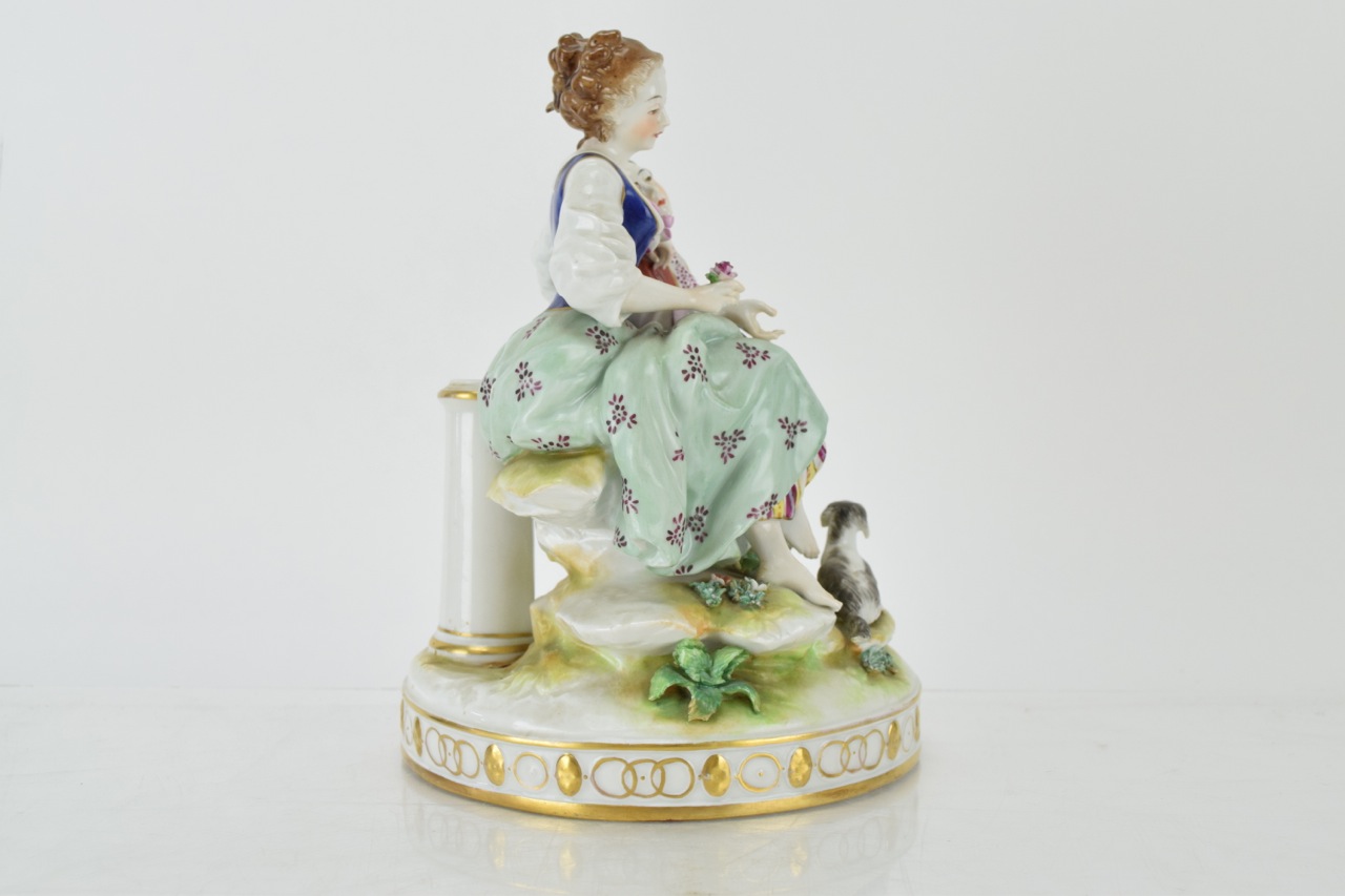 Porcelain Rococo Style Figurine