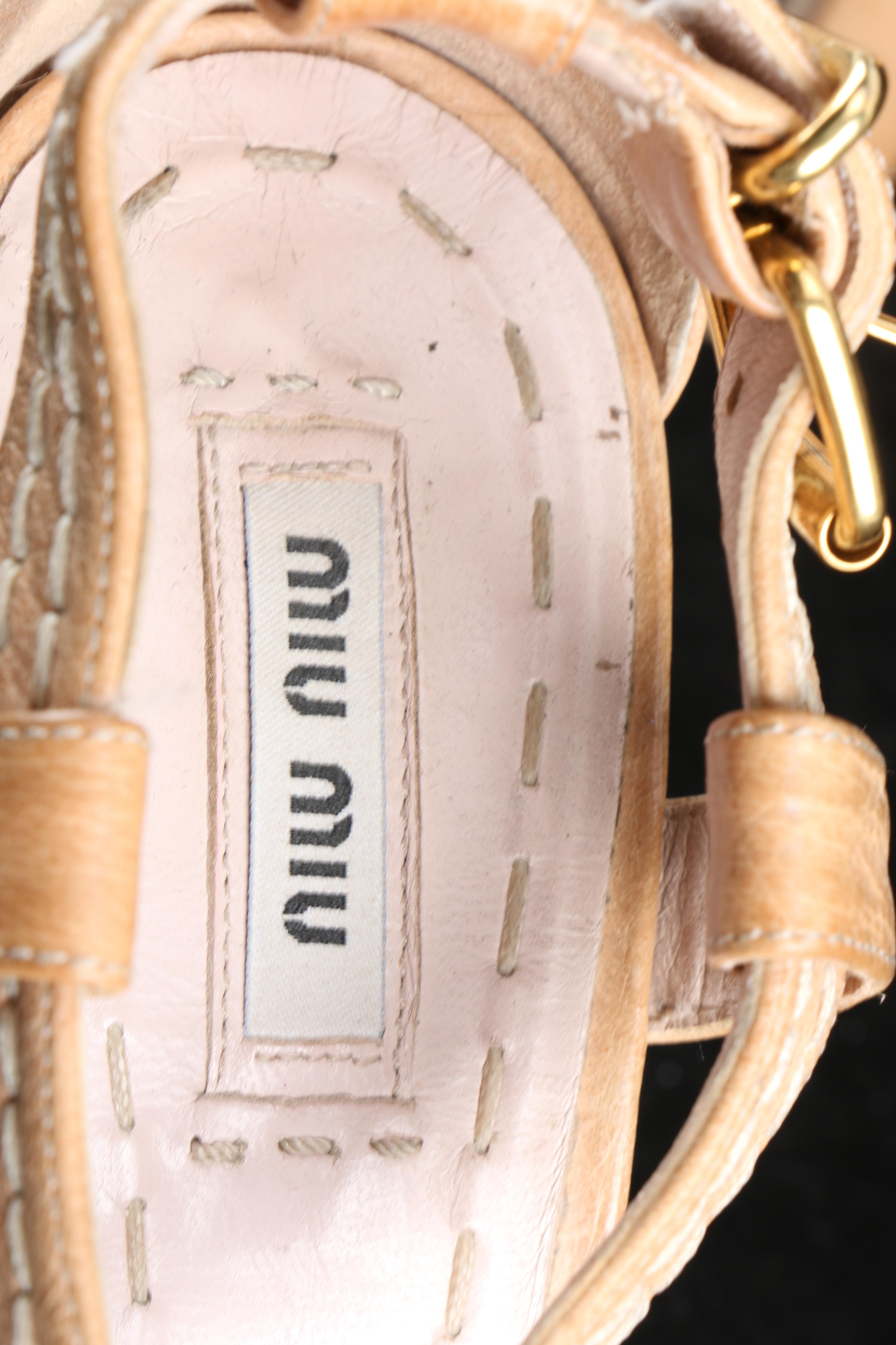 Miu Miu and Vera Wang Lavender Peep Toe Heels