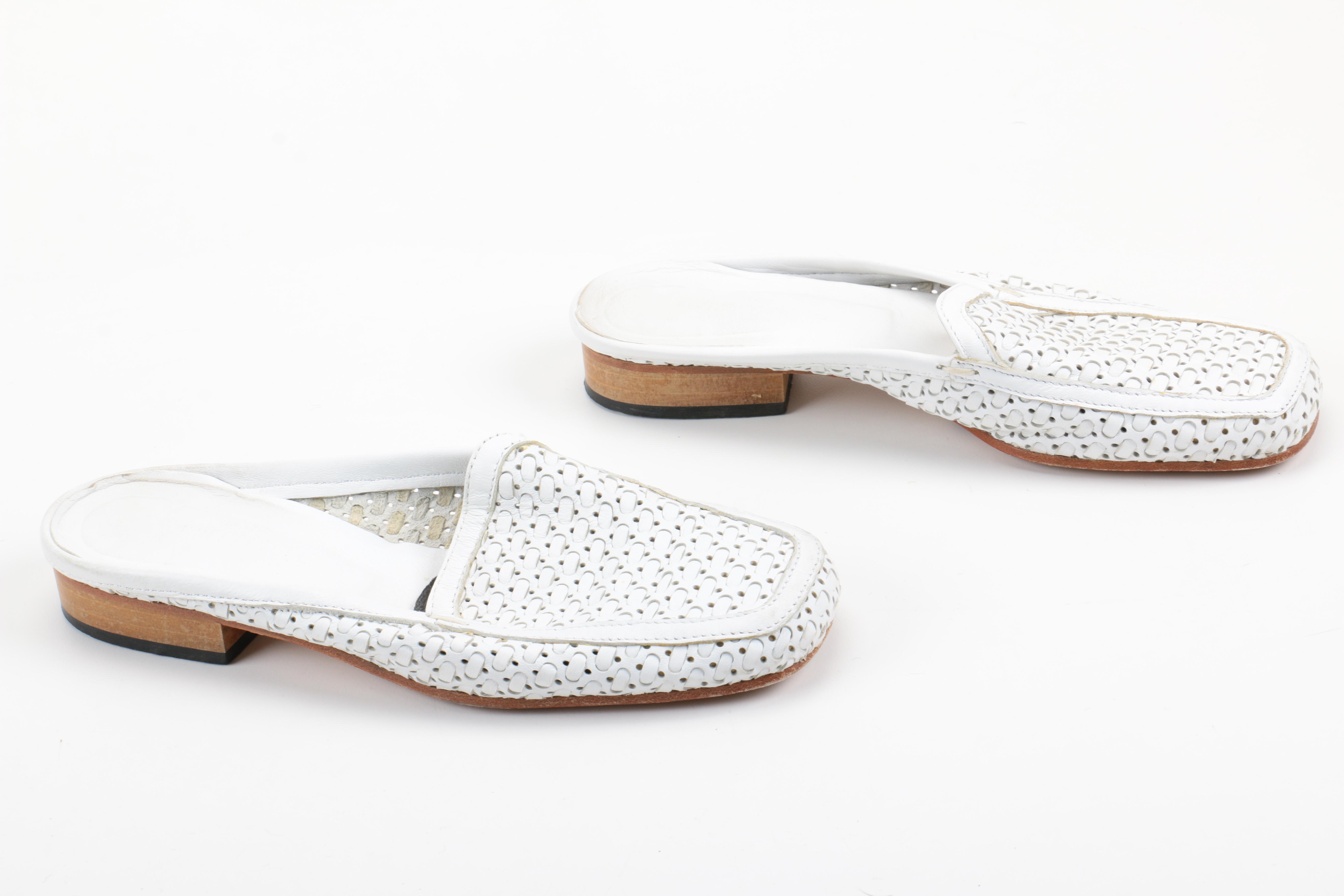 Women's Leather Flats Including Tory Burch