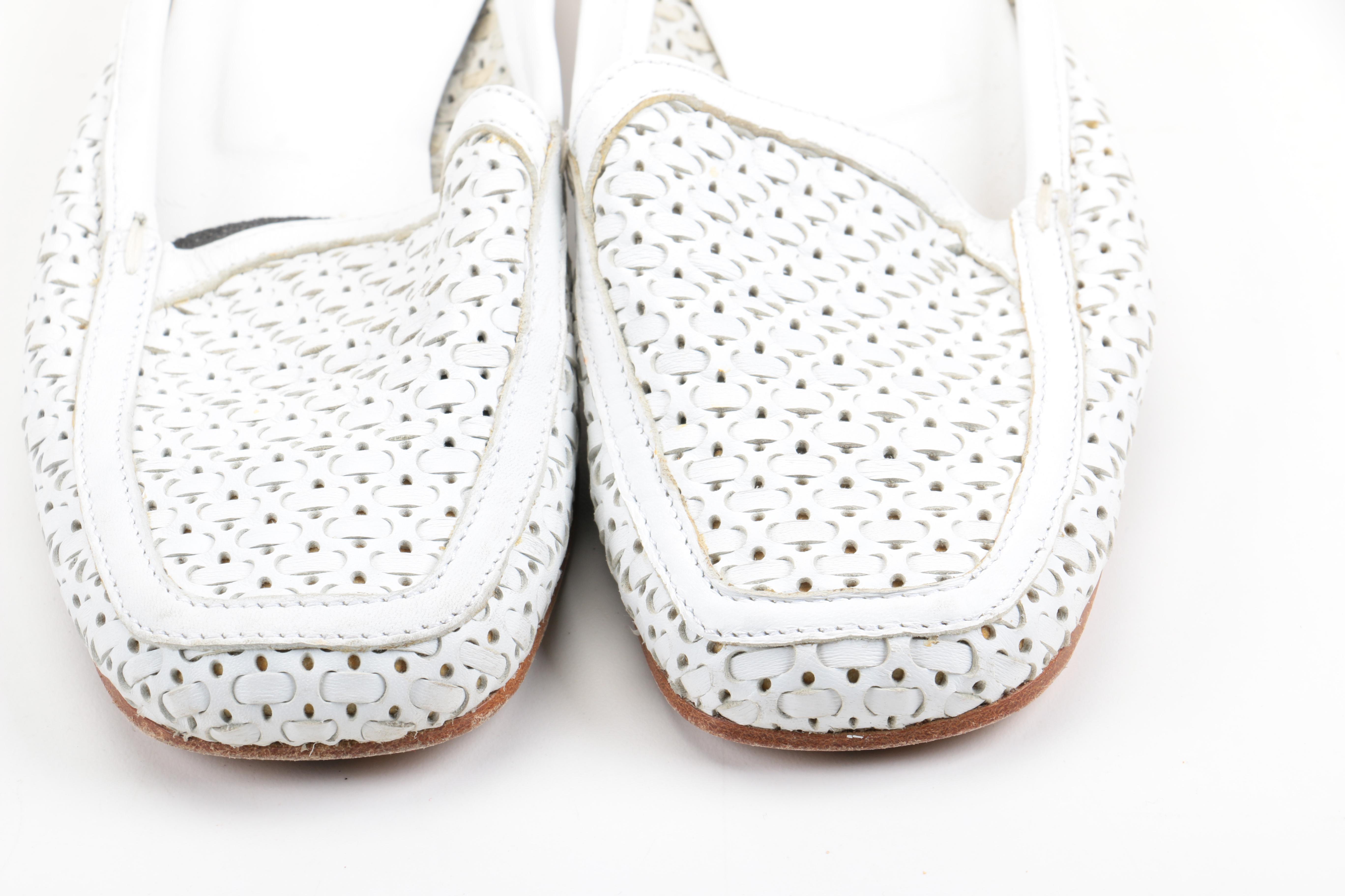 Women's Leather Flats Including Tory Burch